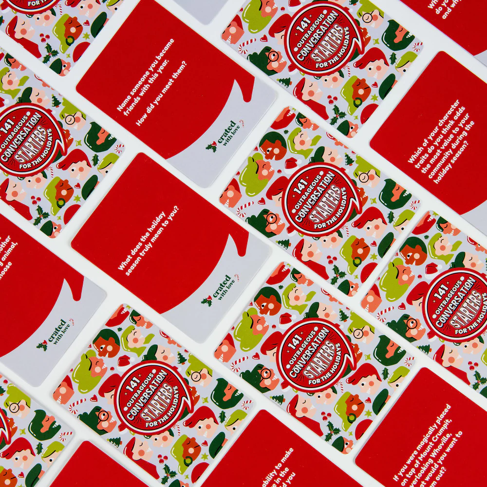 Crated With Love Holiday Edition Conversation Starters Game - Image 3