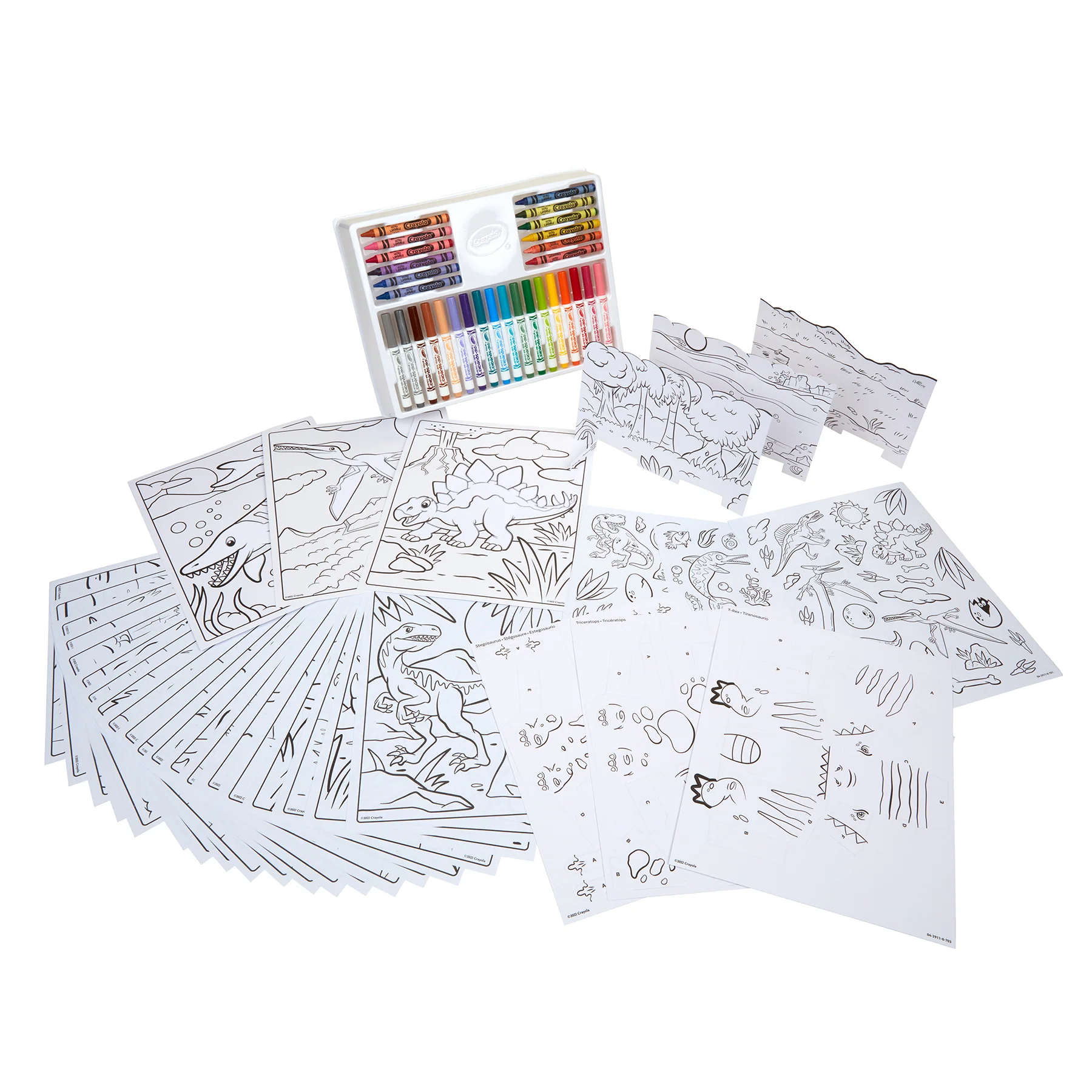 Crayola Dinosaur Adventure 5-in-1 Creativity Kit - Craft Set - Image 3