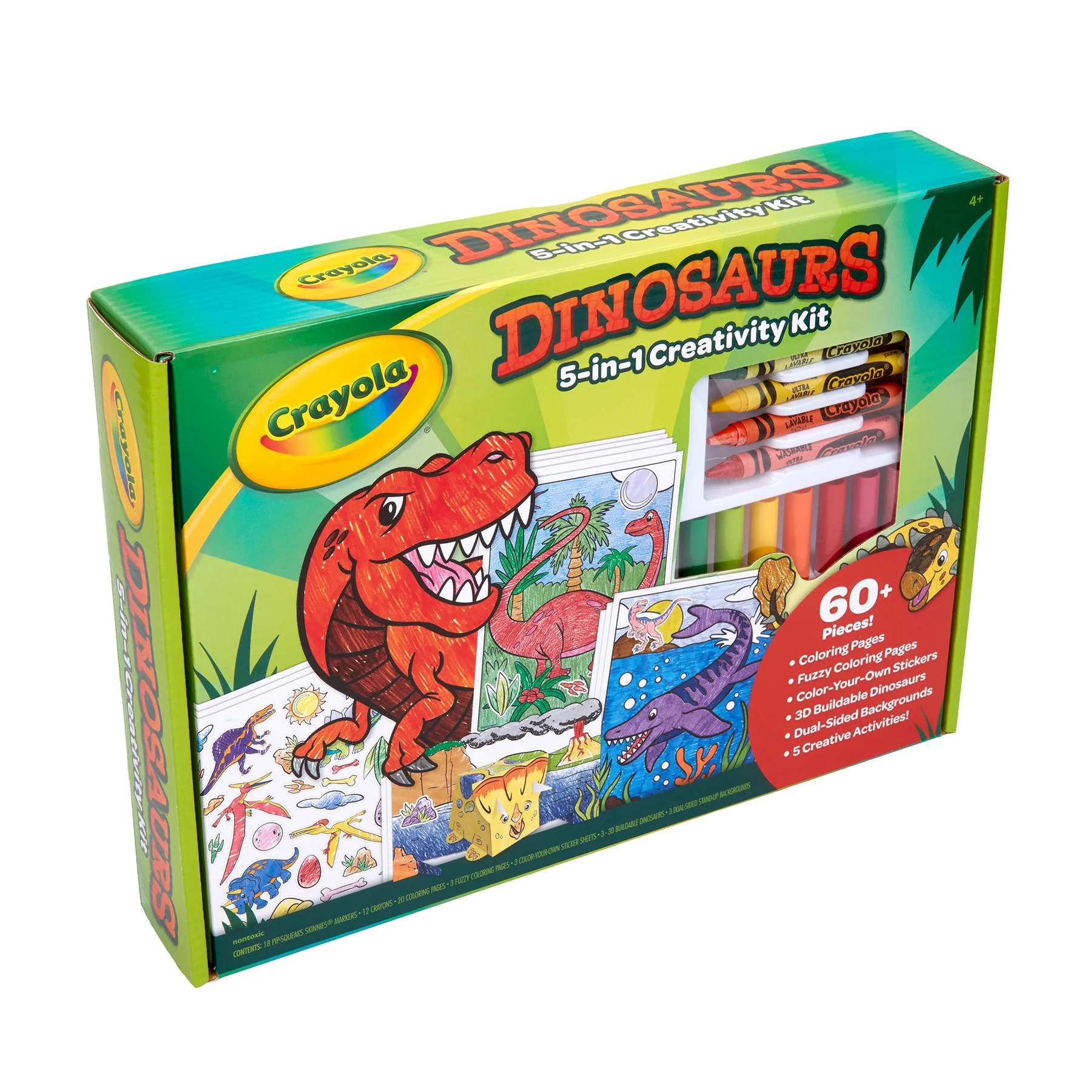 Crayola Dinosaur Adventure 5-in-1 Creativity Kit - Craft Set - Image 5