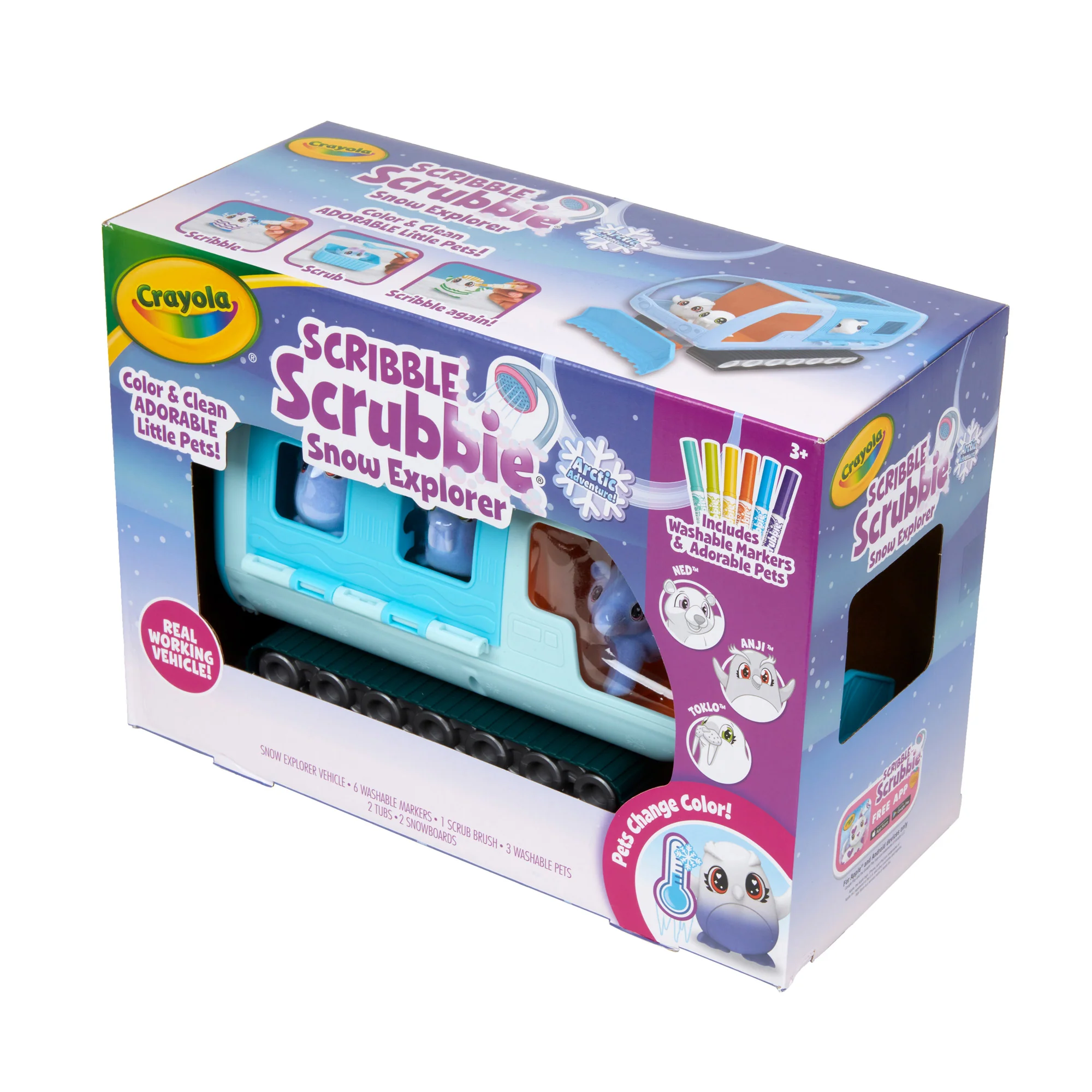 Crayola Scribble Scrubbie Pets Arctic Snow Explorer Set - Image 5