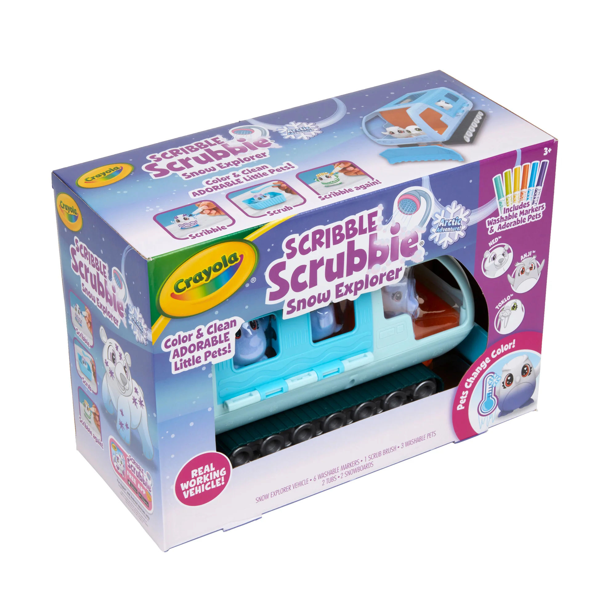 Crayola Scribble Scrubbie Pets Arctic Snow Explorer Set - Image 8