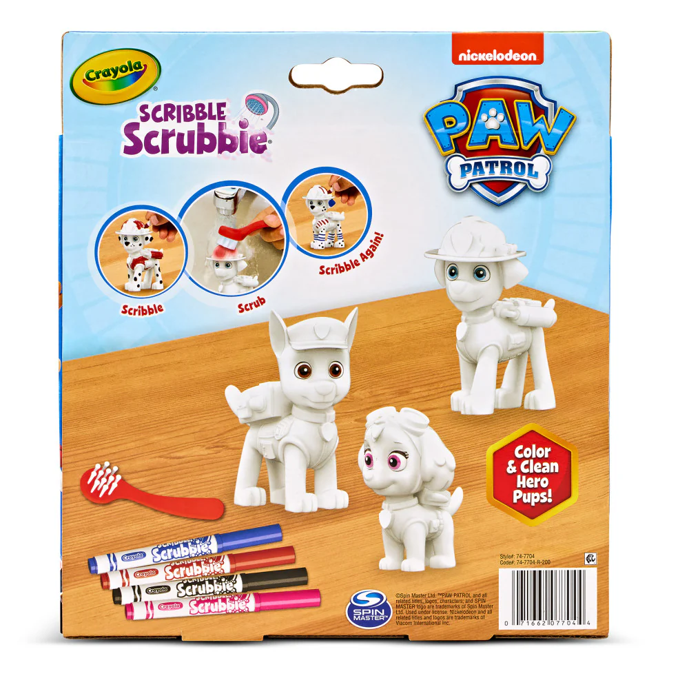 Crayola Scribble Scrubbie Paw Patrol Toy Set - 3 Count - Image 4