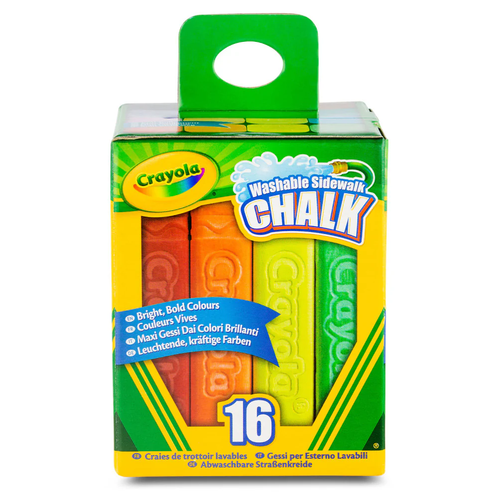 Crayola Colorful Carnival 16-Stick Sidewalk Chalk - Assorted Colors, 96 Total - Image 3