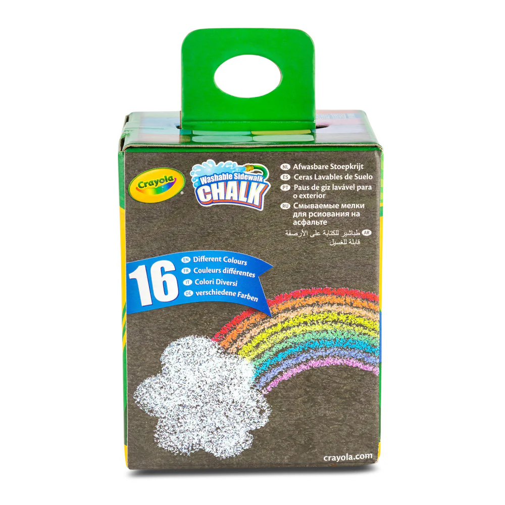 Crayola Colorful Carnival 16-Stick Sidewalk Chalk - Assorted Colors, 96 Total - Image 4