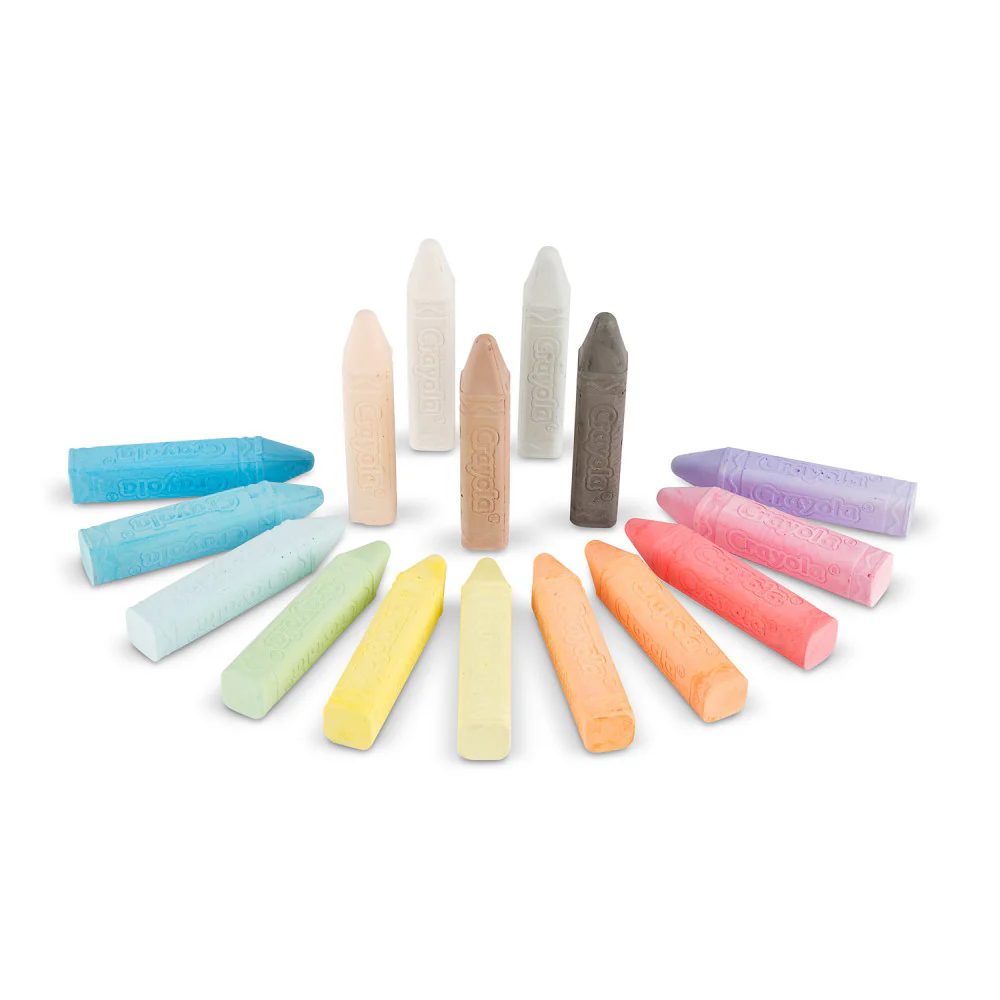 Crayola Colorful Carnival 16-Stick Sidewalk Chalk - Assorted Colors, 96 Total - Image 5