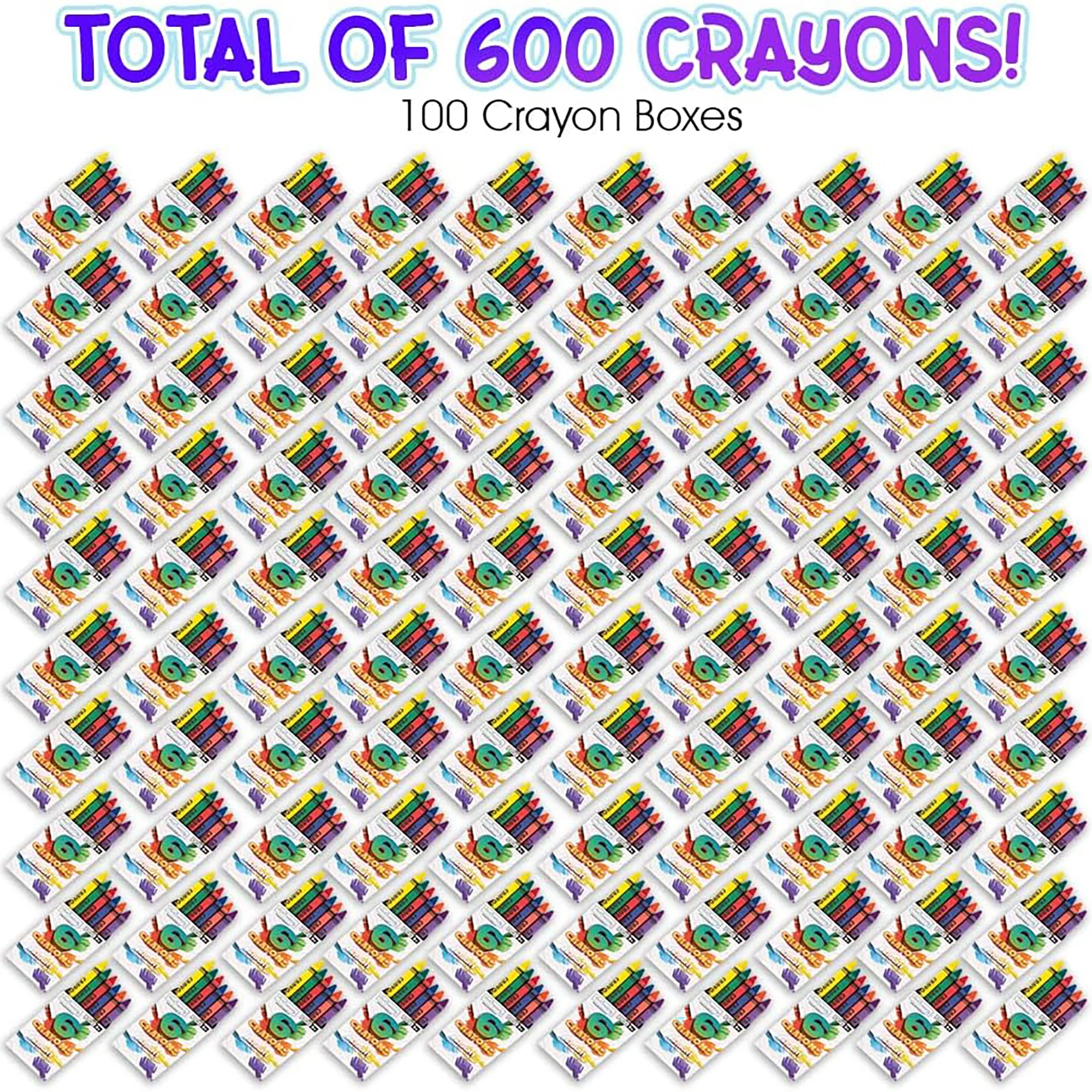 Crayon Bulk Set: 100 Packs