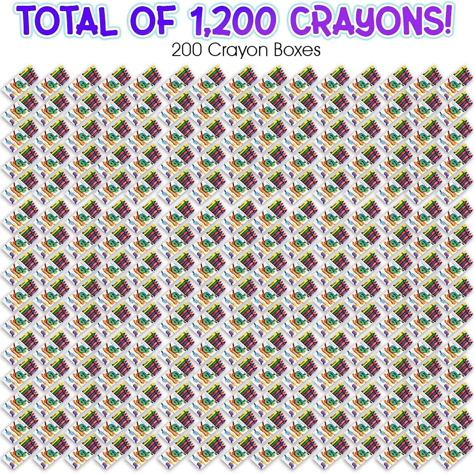 Crayon Bulk Set: 200 Packs
