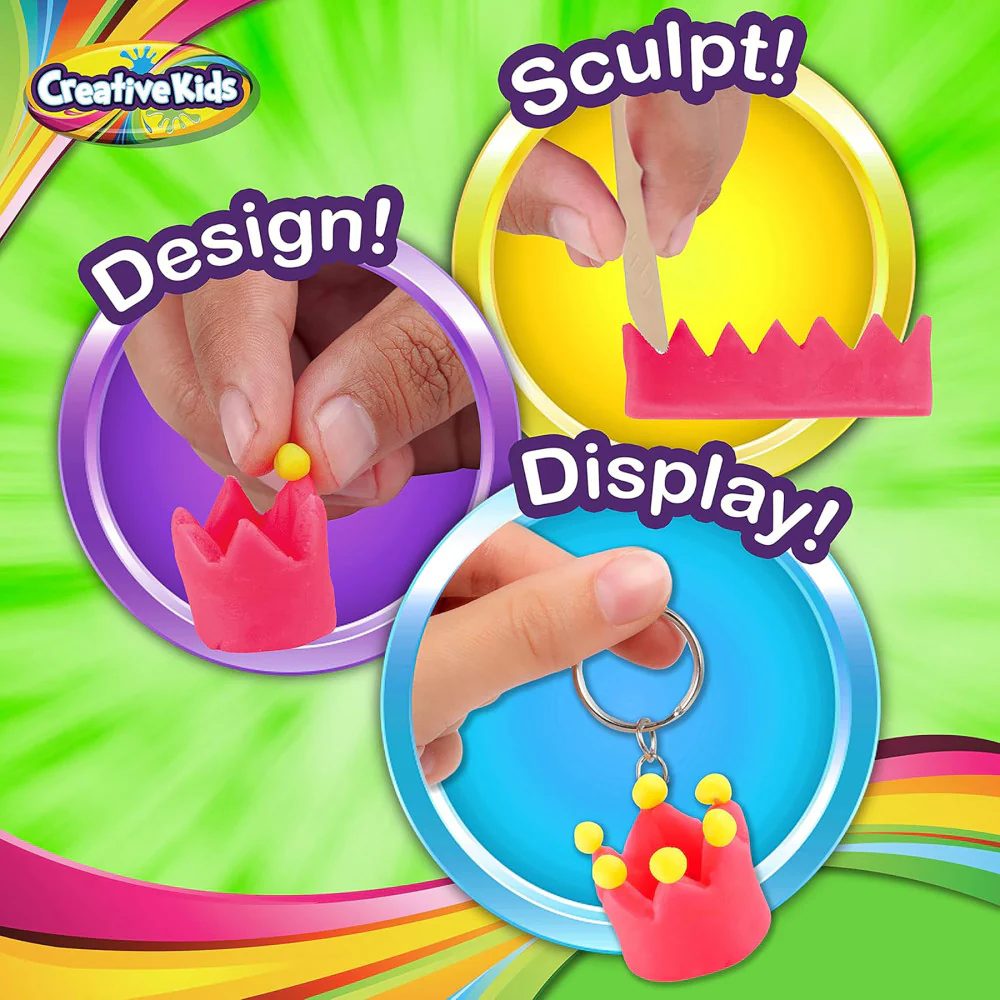 Creative Kids Clay Charms Kit - Sculpt & Design Over 30 Charms - Image 4