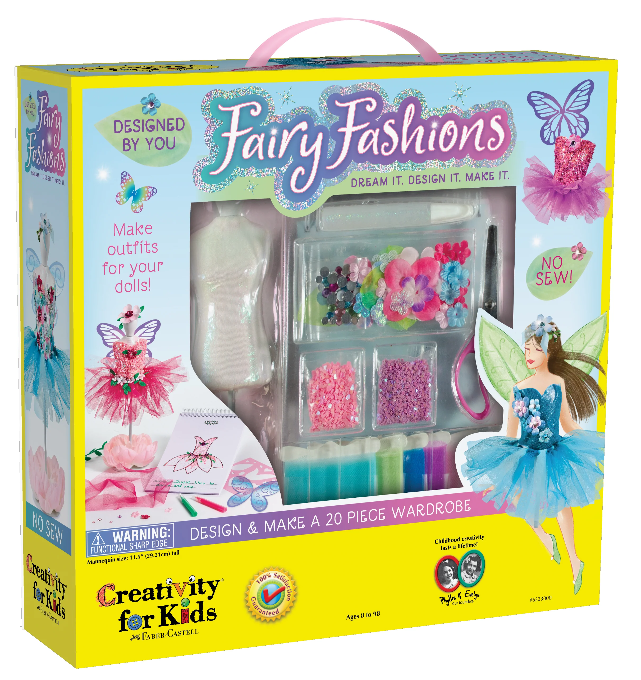 Creativity for Kids Designed by You Fairy Fashions - No-Sew Dress-Up Kit