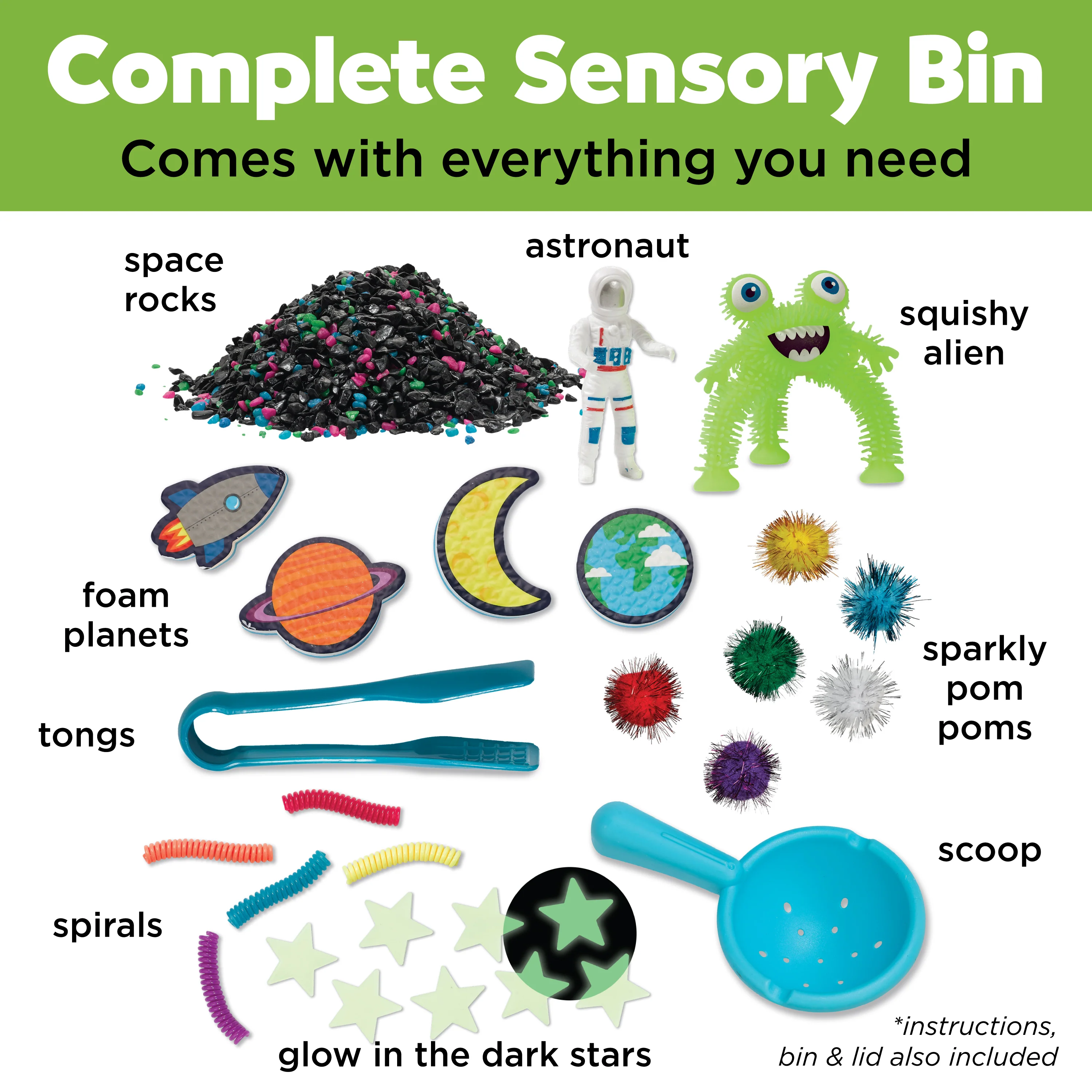 Creativity for Kids Sensory Bin: Outer Space Adventure - Image 3