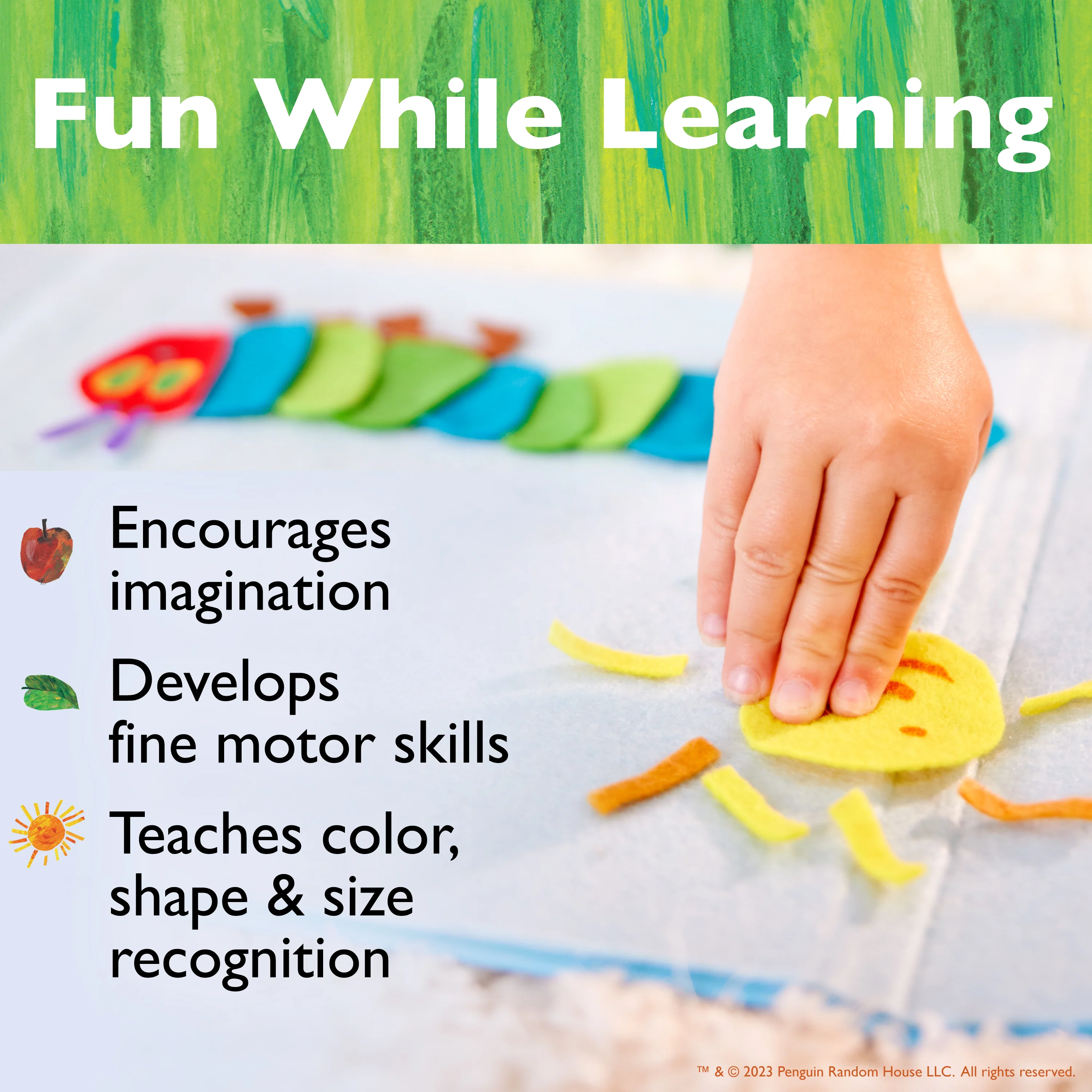 Creativity for Kids The Very Hungry Caterpillar Fun Felt Play Kit - Image 5