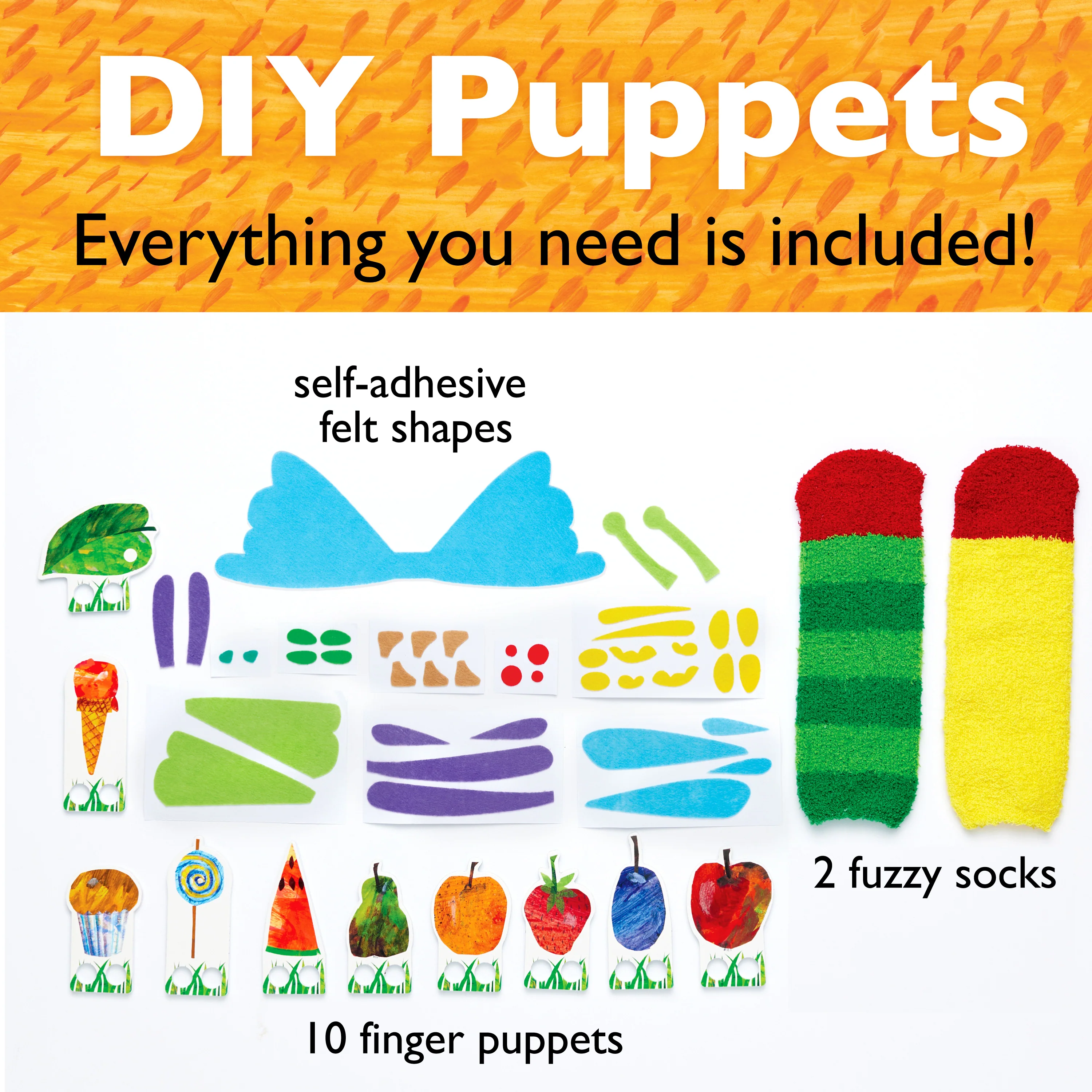 Creativity for Kids Very Hungry Caterpillar Hand Puppet Craft Kit - Image 3