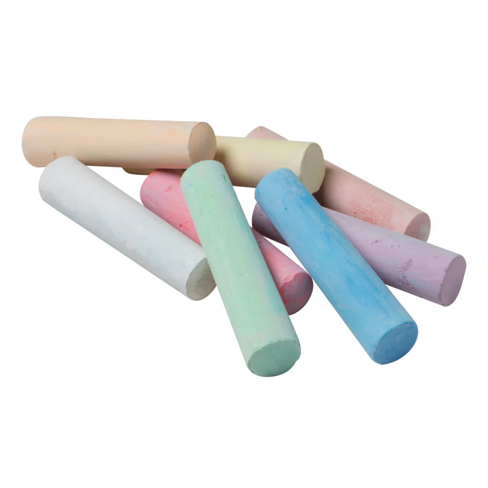 Creativity Street Sidewalk Chalk Set - Assorted Colors, 20 Pieces, 6 Packs - Image 3