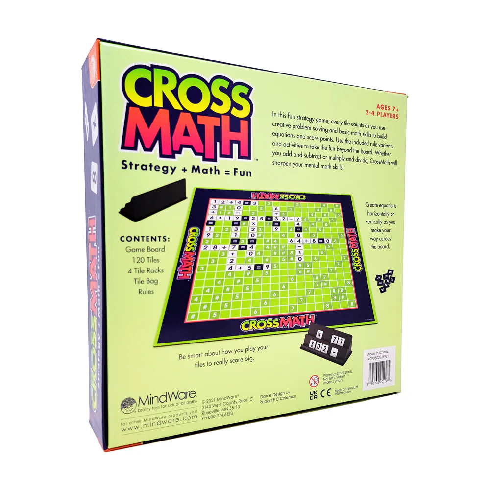 CrossMath MindWare Educational Board Game - Image 2