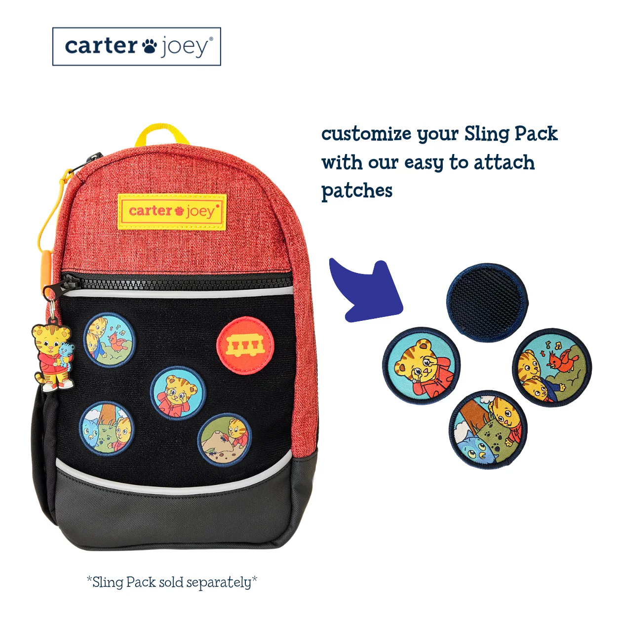 Daniel Tiger's Neighborhood x Carter Joey Nature Explorer Patches - Image 2