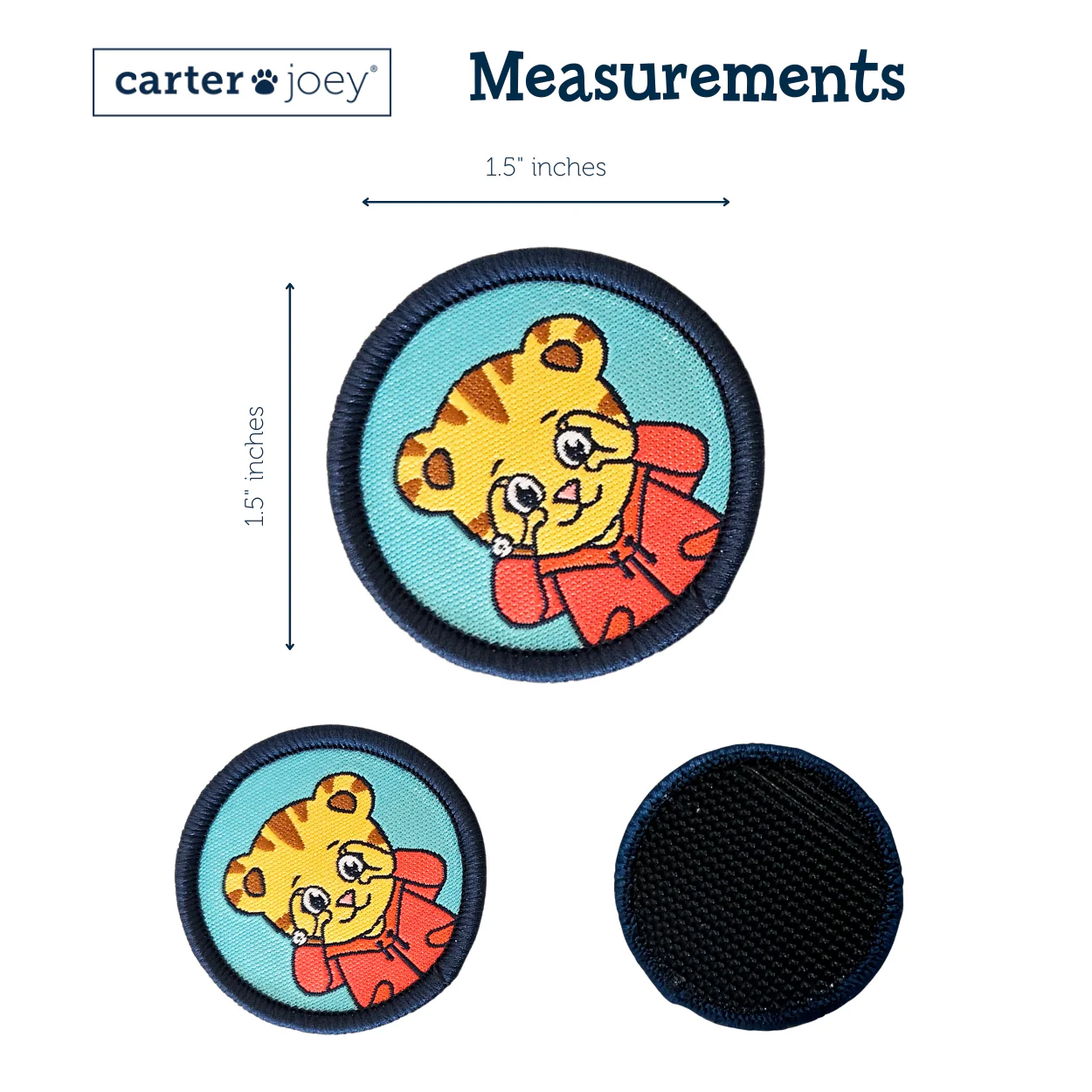 Daniel Tiger's Neighborhood x Carter Joey Nature Explorer Patches - Image 3