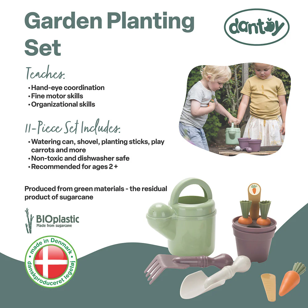 Dantoy Green Garden Planting Set - Eco-Friendly Gardening Adventure for Toddlers - Image 4