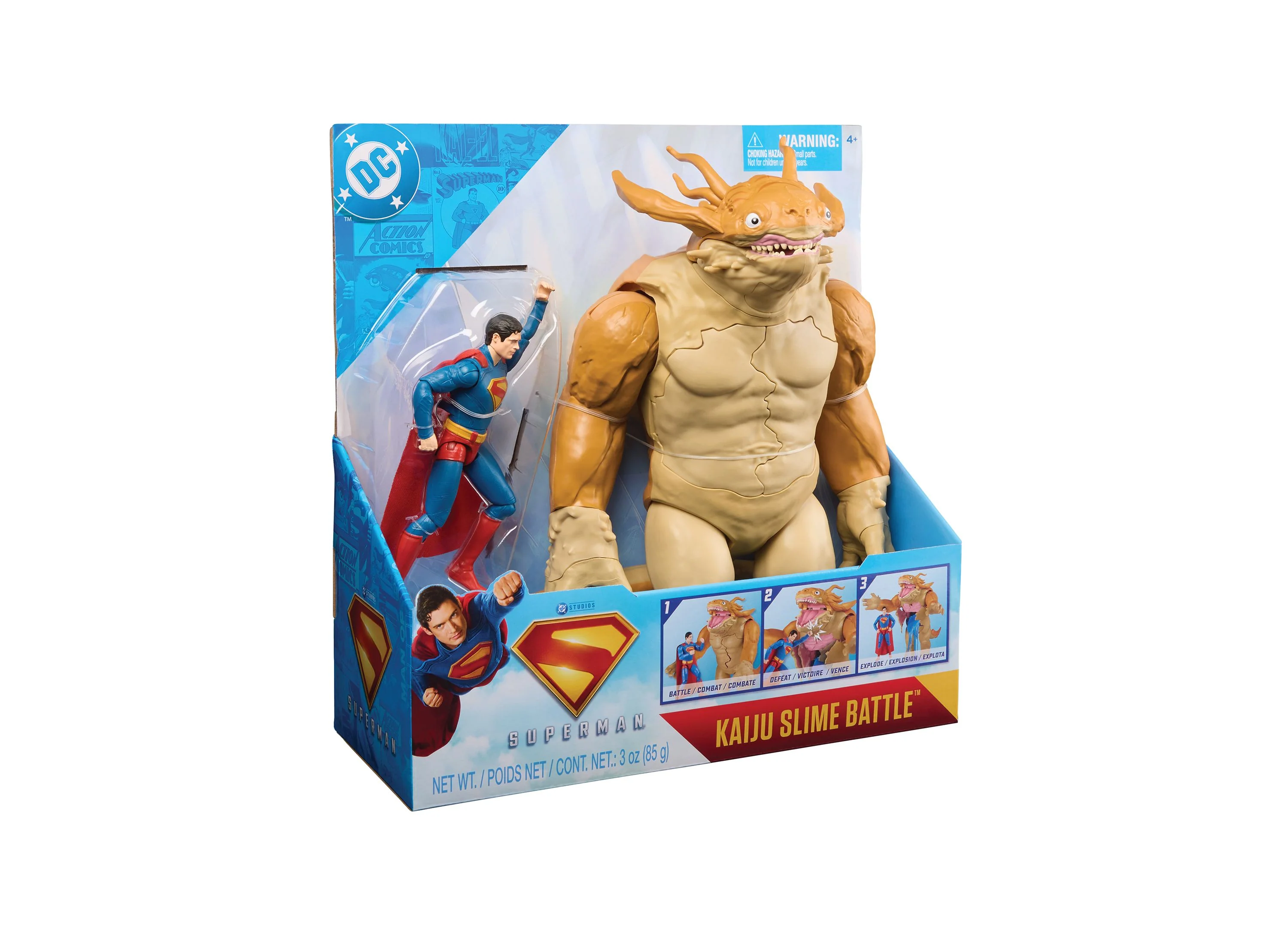 DC Comics Superman Vs. Kaiju 6-Inch Action Figure - Slime Battle Toy - Image 3