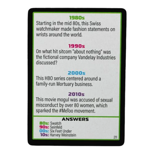 Decades of Trivia Game - Nostalgic Pop Culture Quiz - Image 8