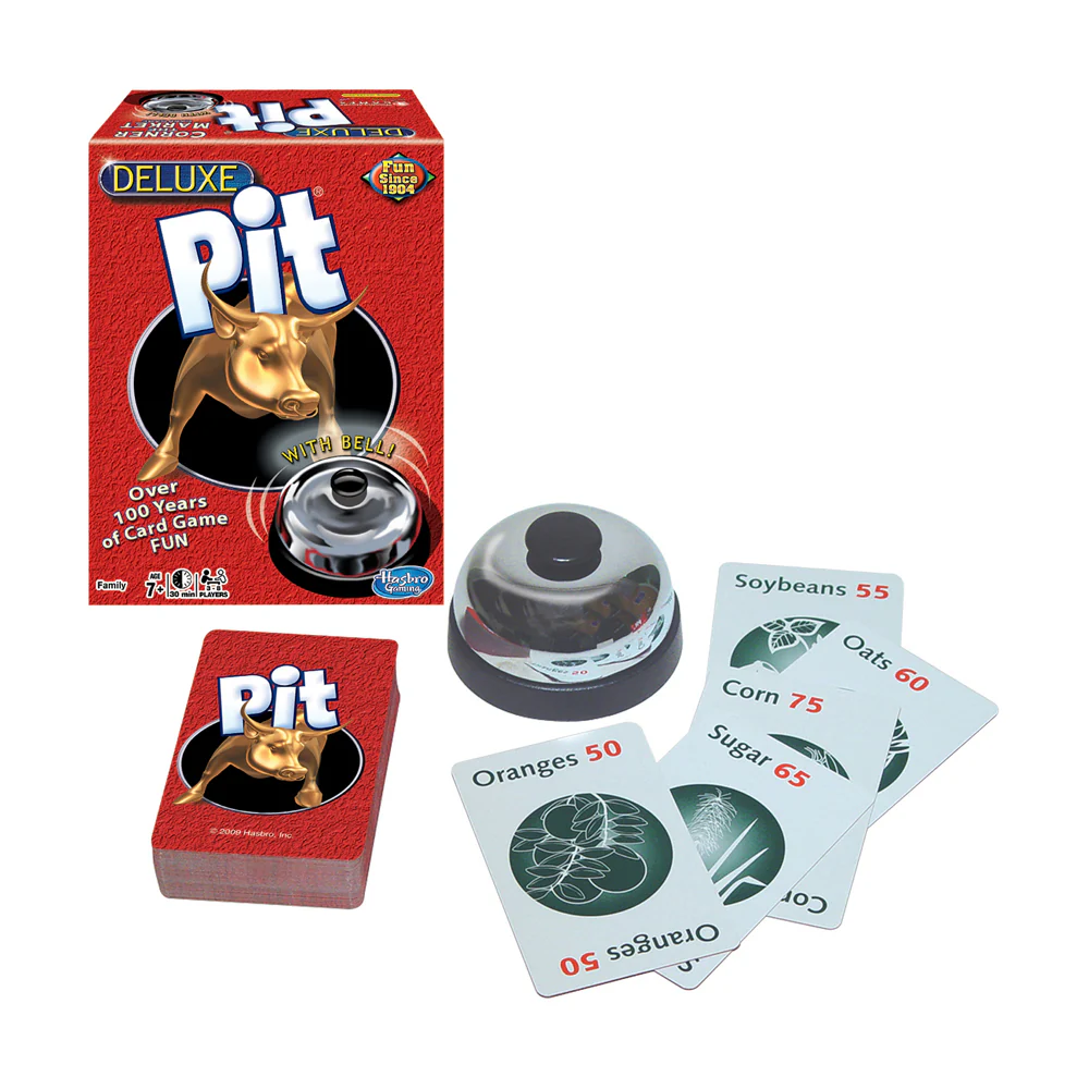 Deluxe Pit Card Game with Silver-Toned Bell by Winning Moves - Image 2