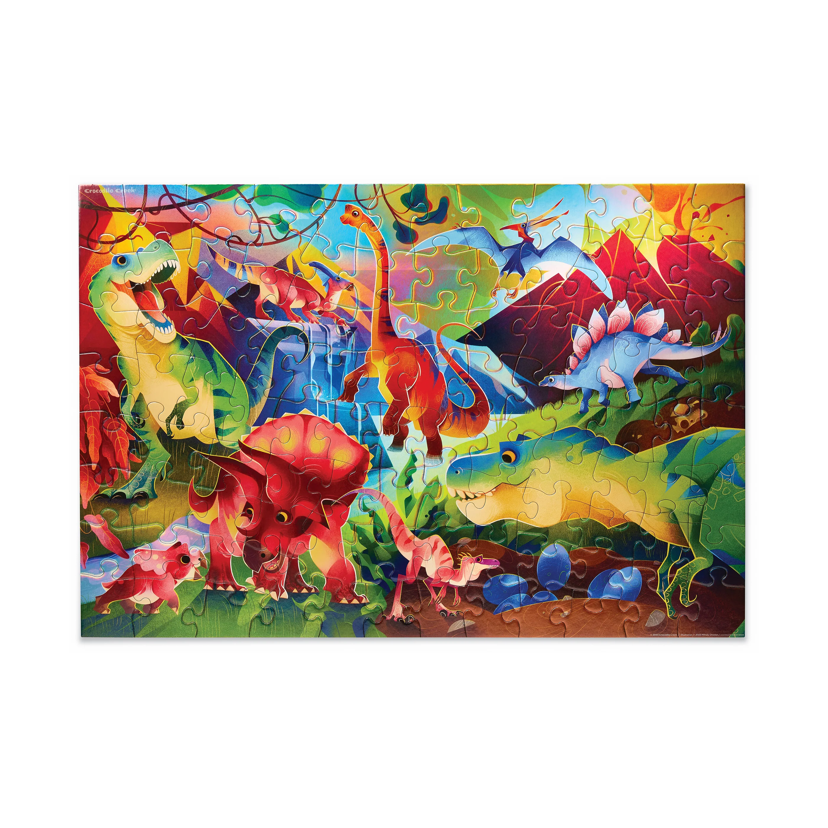 Dinosaur World Holographic Foil Puzzle - 100 pc - Image 2