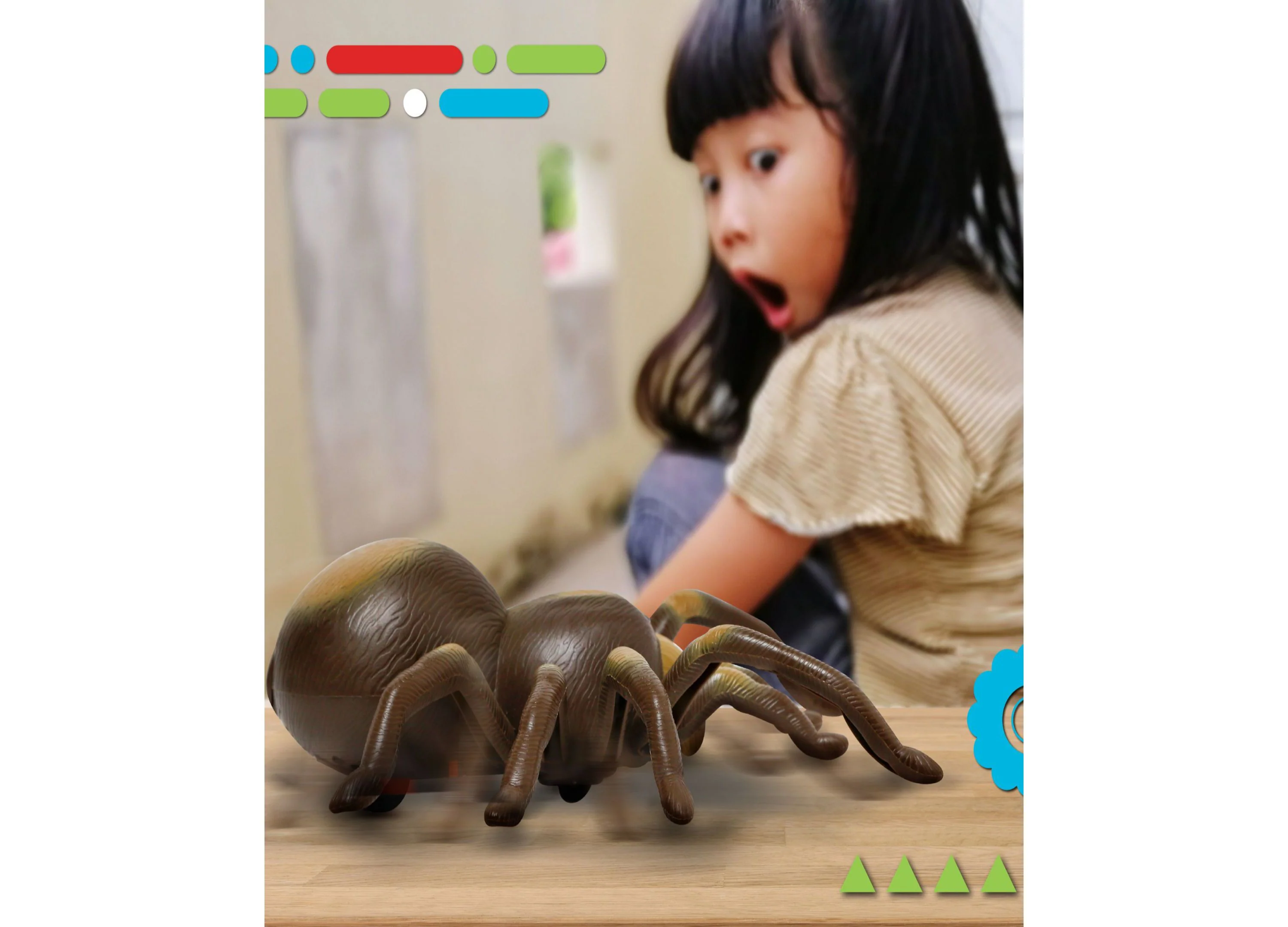 Discovery Kids Infrared Remote Control Tarantula with Glowing Eyes - Image 7
