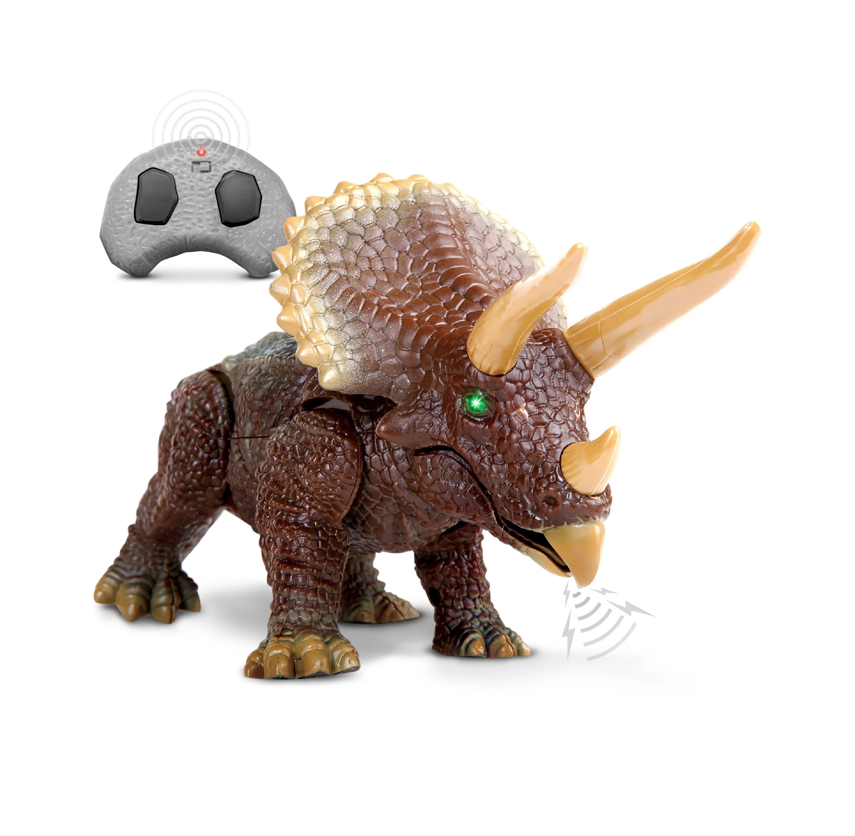 Discovery Kids Remote Control Triceratops Dinosaur, Interactive Toy - Image 11