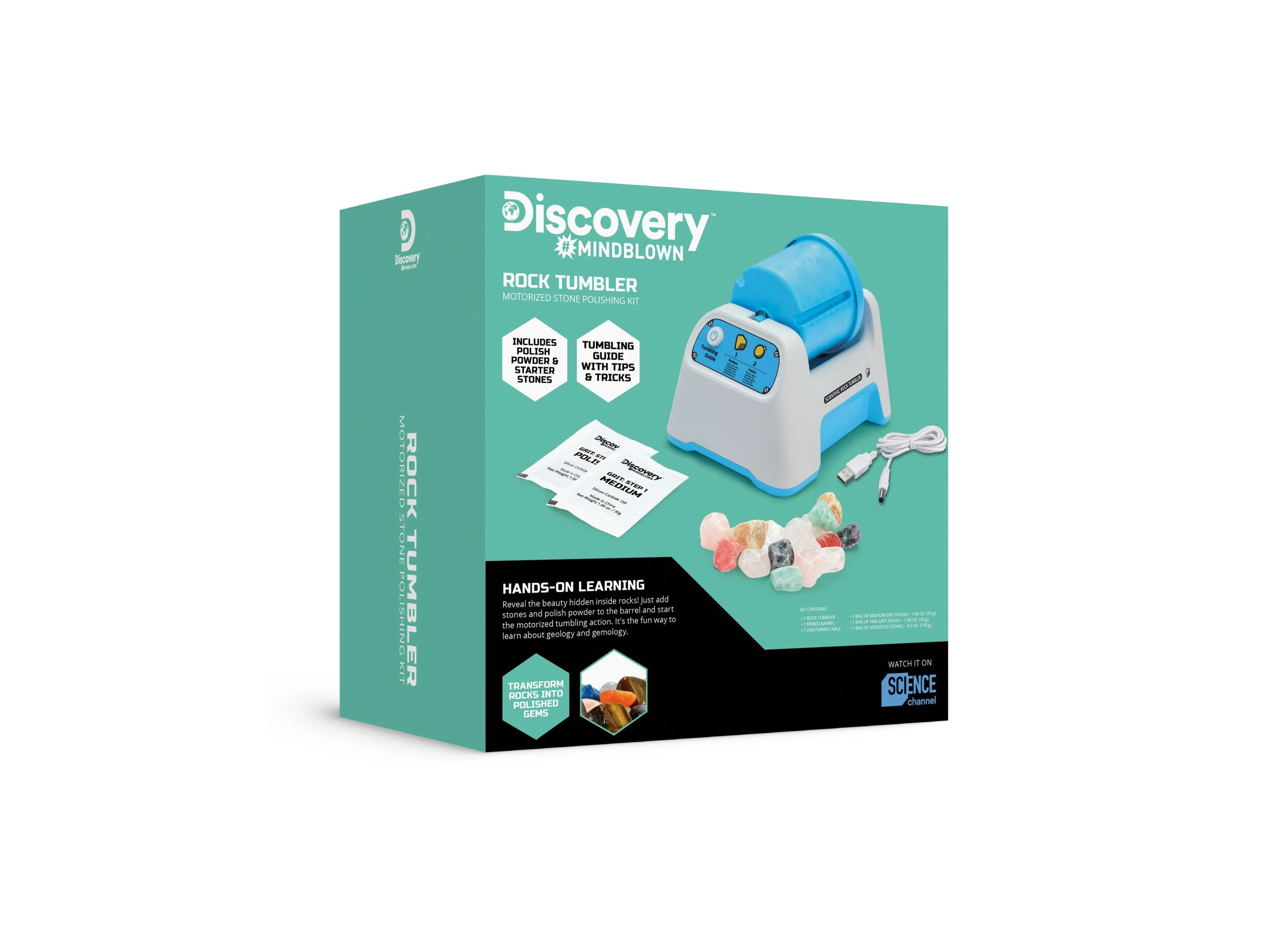 Discovery #MINDBLOWN Rock Gem Polishing Science Kit - Image 4