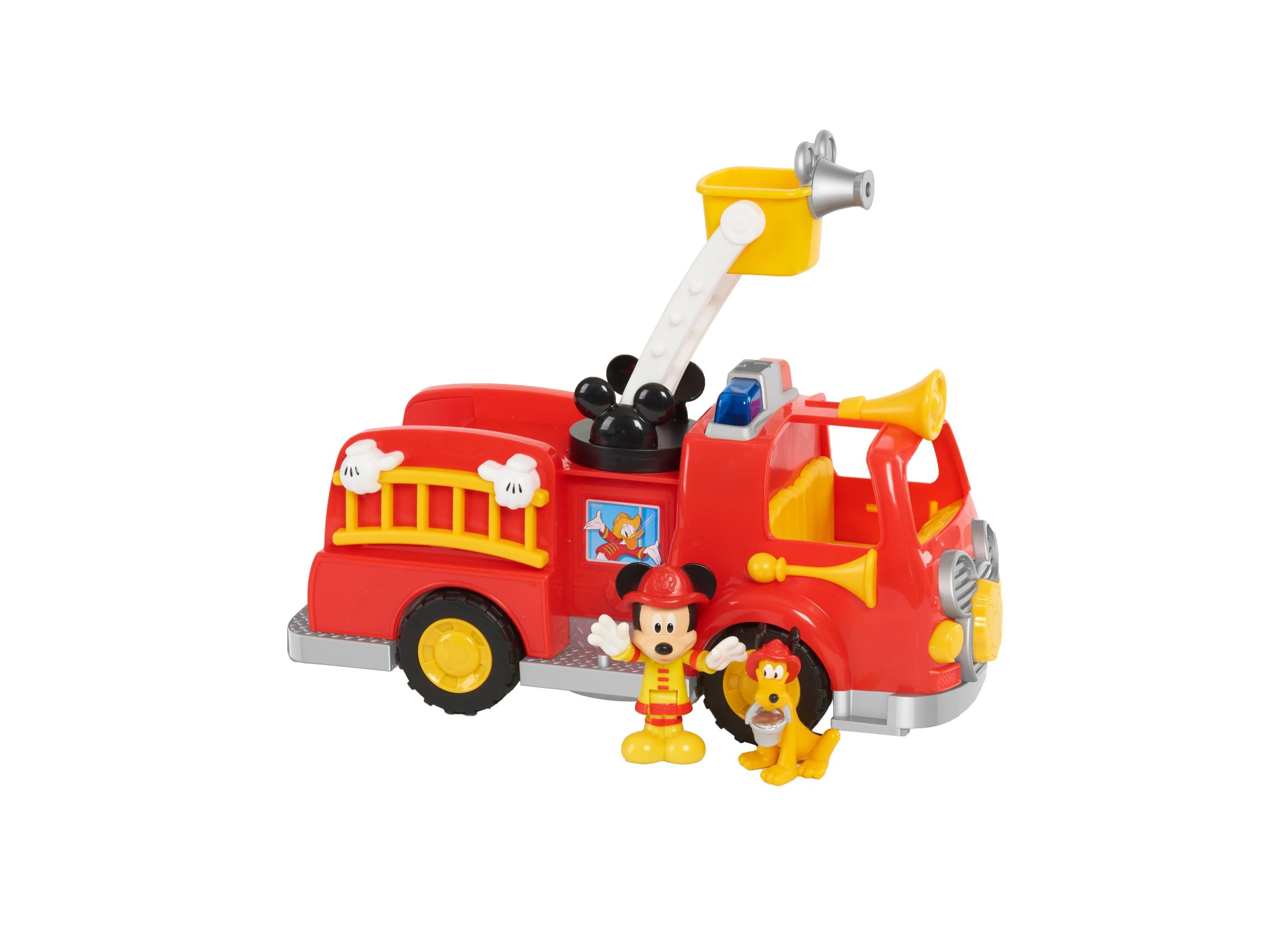 Disney Mickey Mouse Clubhouse Fire Engine with Mickey and Pluto Figures