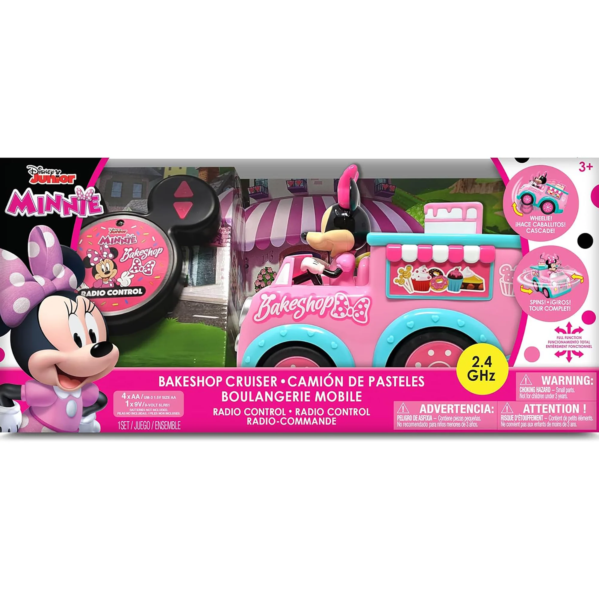 Disney Junior Remote-Control Minnie's Bakeshop Truck - 2.4GHz - Pink - Image 2
