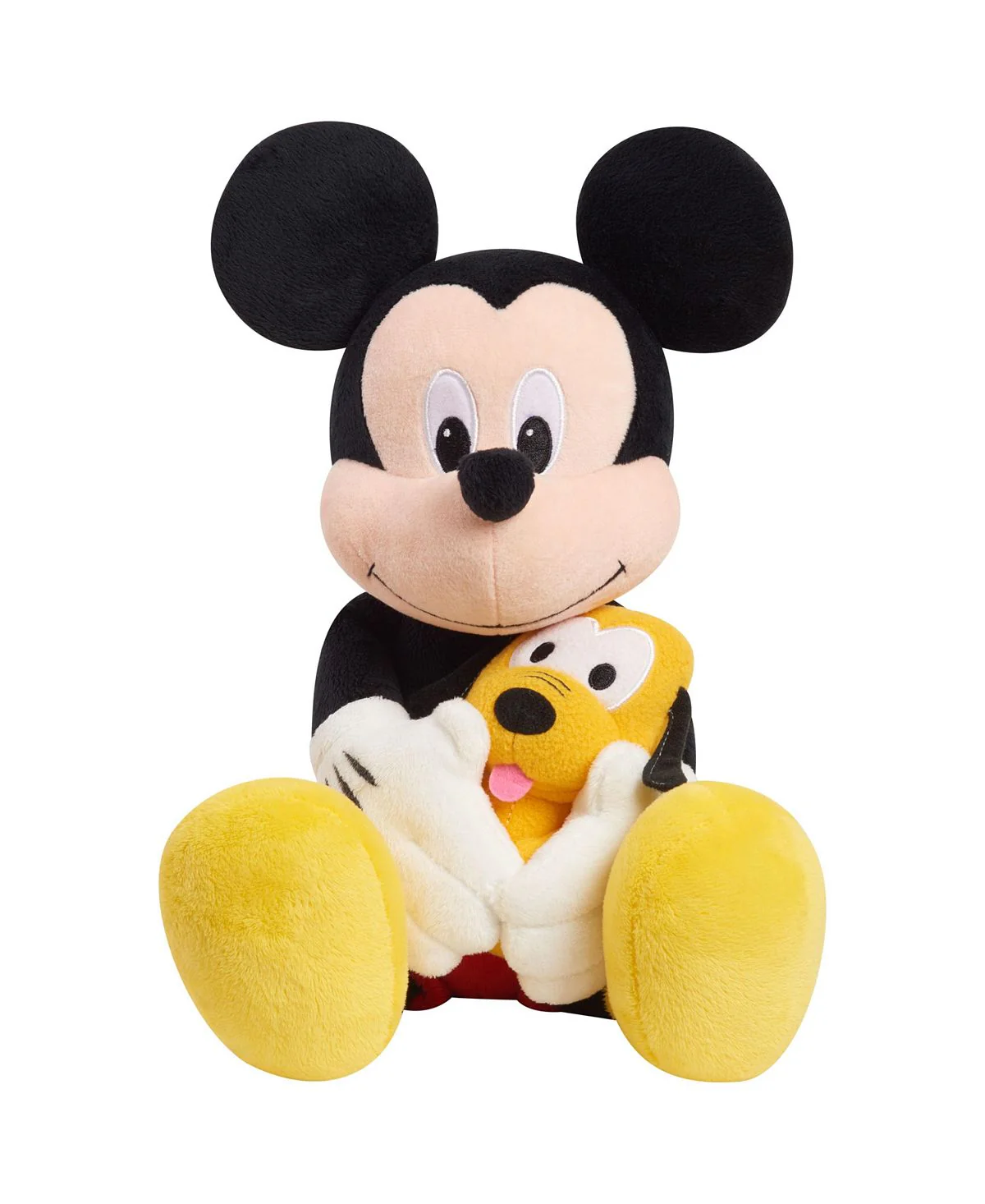 Disney Classics 11.5 inch Mickey and Pluto Friendship Plush - Image 2