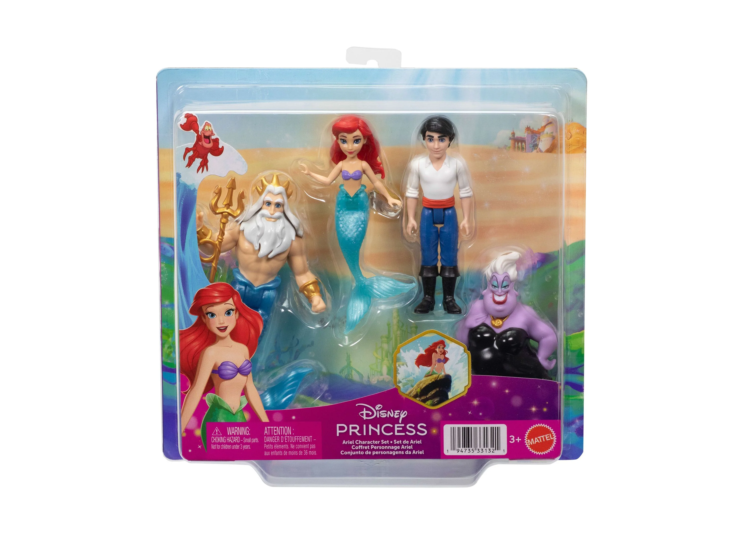 Disney Princess The Little Mermaid Ariel Character Set - Image 4