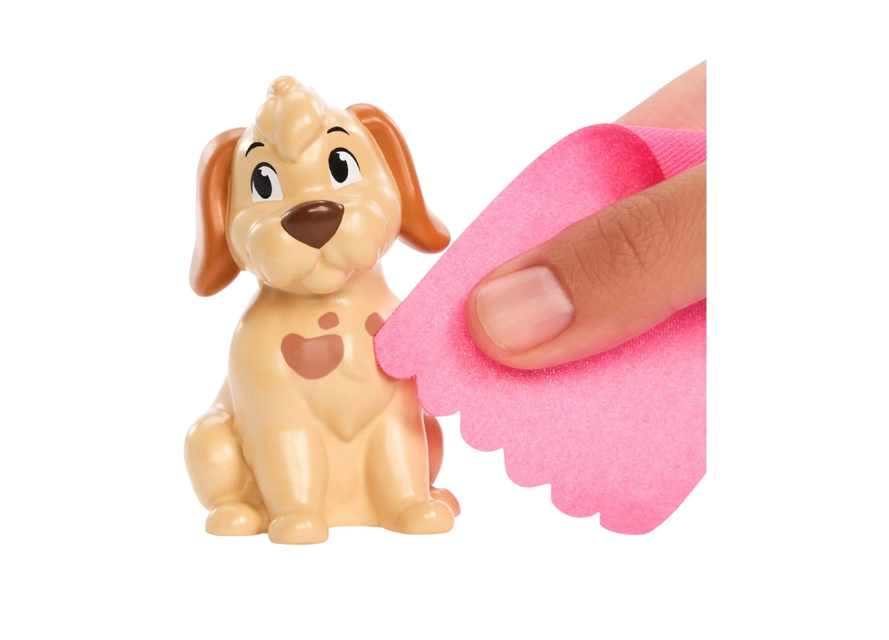 Disney Princess Bath and Style Belle Fashion Doll with Dog - Image 5