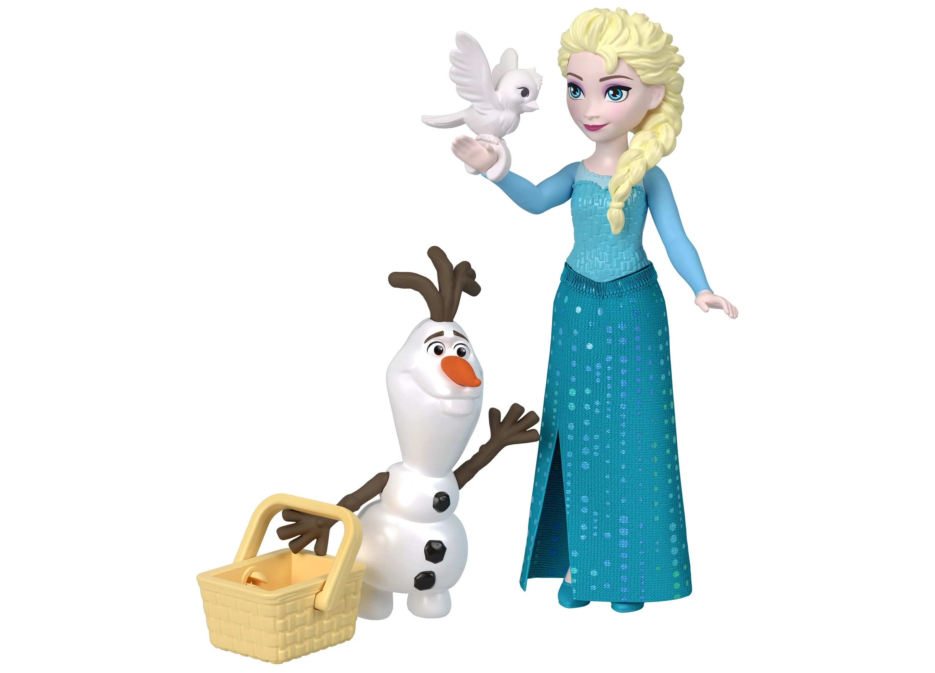 Disney Frozen Anna and Elsa Character Set with Kristoff and Olaf - Image 6
