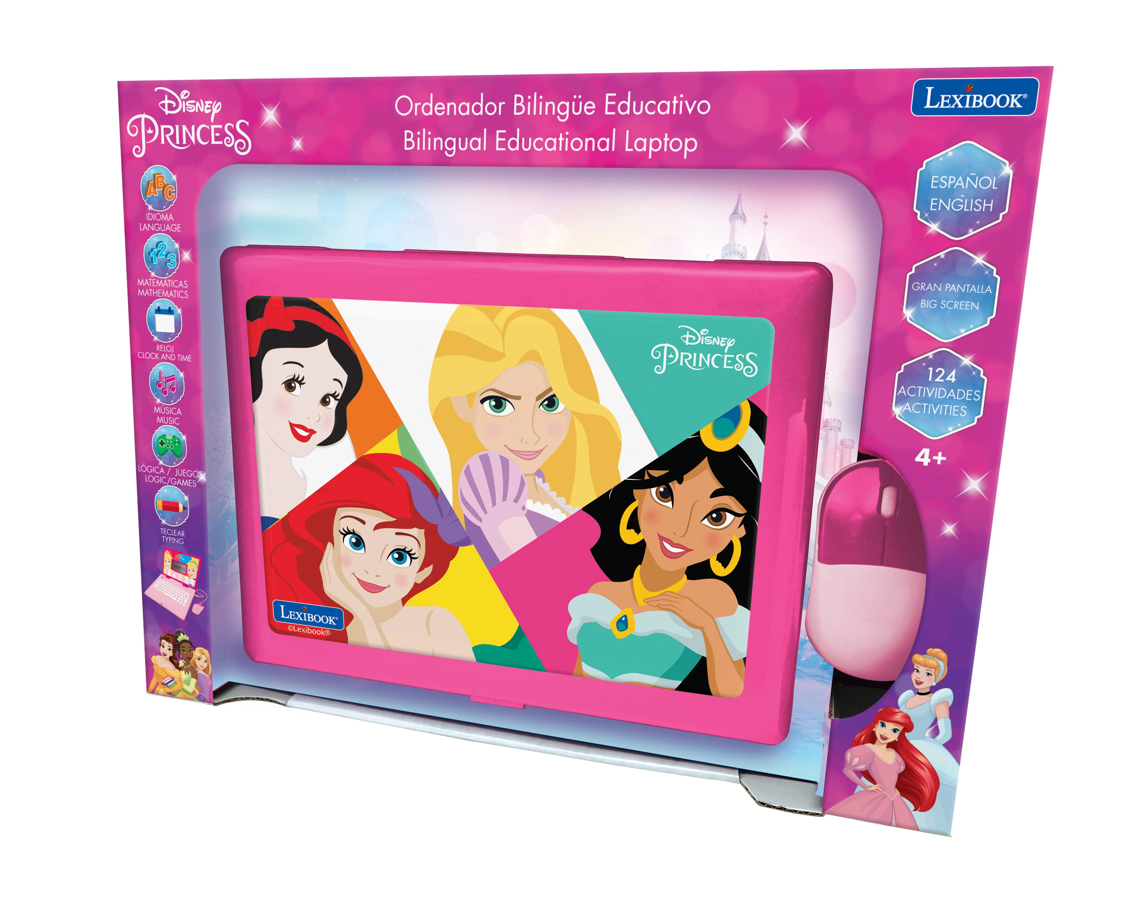 Disney Princess Bilingual Educational Laptop with Interactive Activities - Image 2