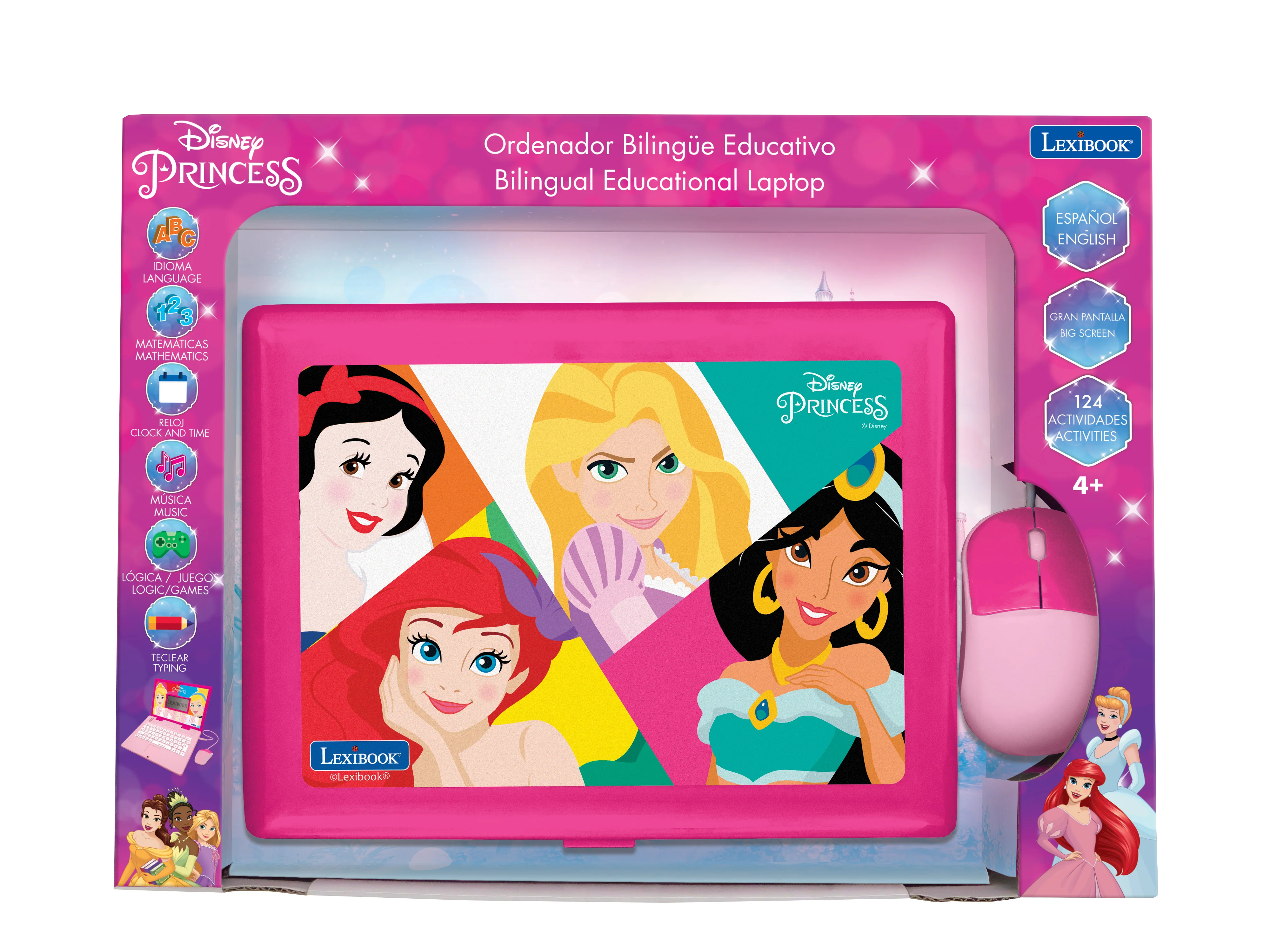 Disney Princess Bilingual Educational Laptop with Interactive Activities - Image 3