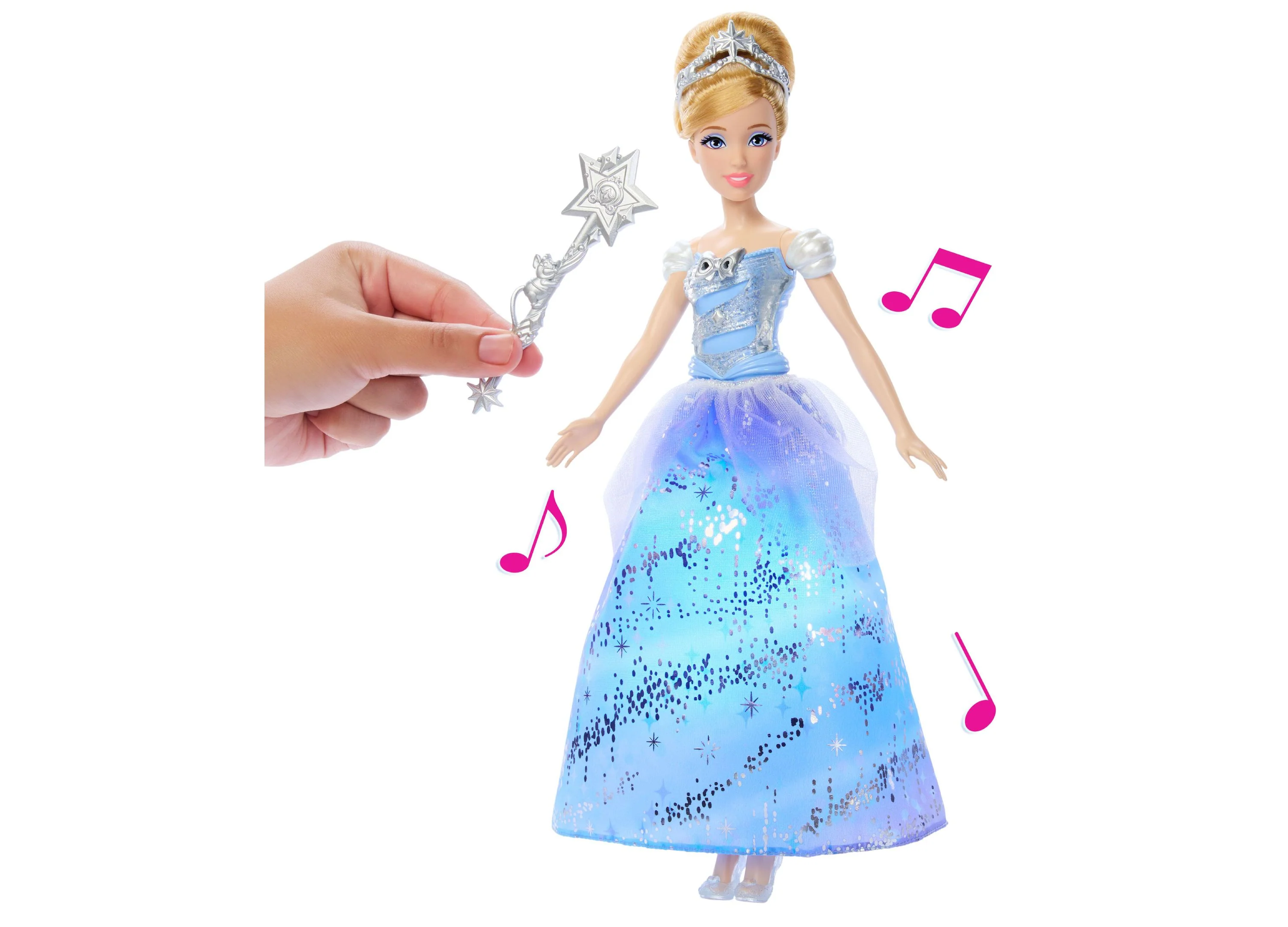 Disney Princess Light-Up Cinderella Fashion Doll - Enchanted Gown - Image 2
