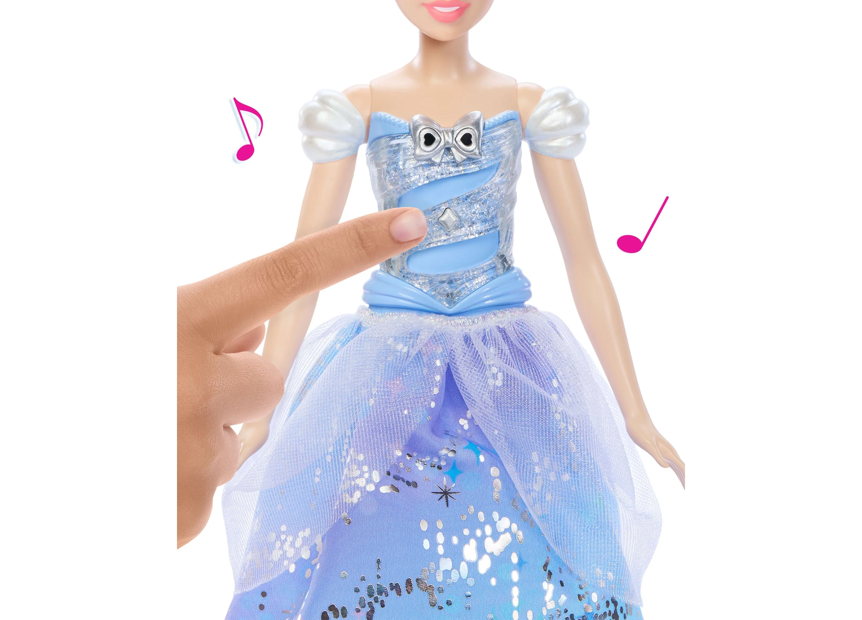 Disney Princess Light-Up Cinderella Fashion Doll - Enchanted Gown - Image 4