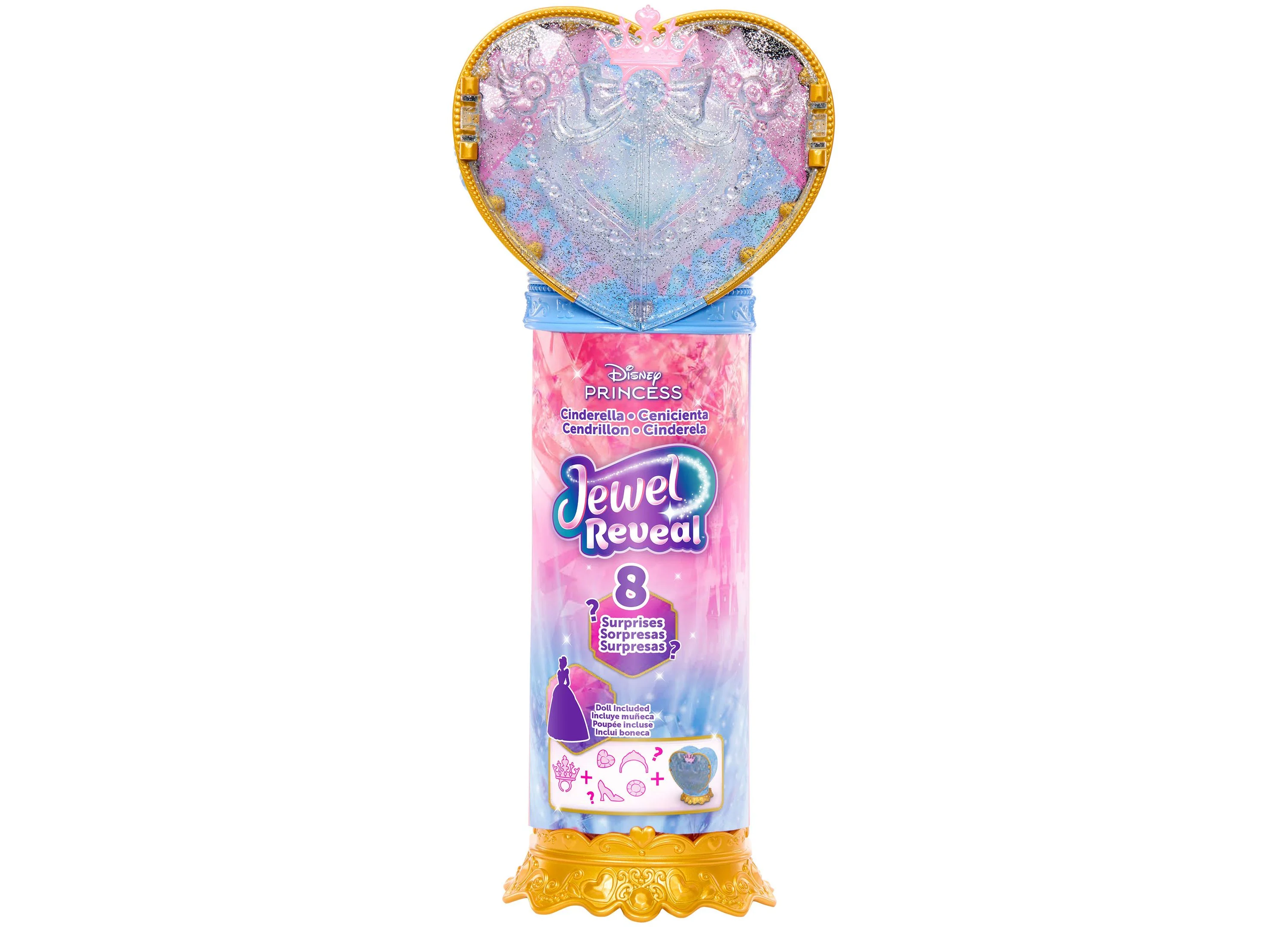Disney Princess Jewel Reveal - Cinderella Fashion Doll - Image 3