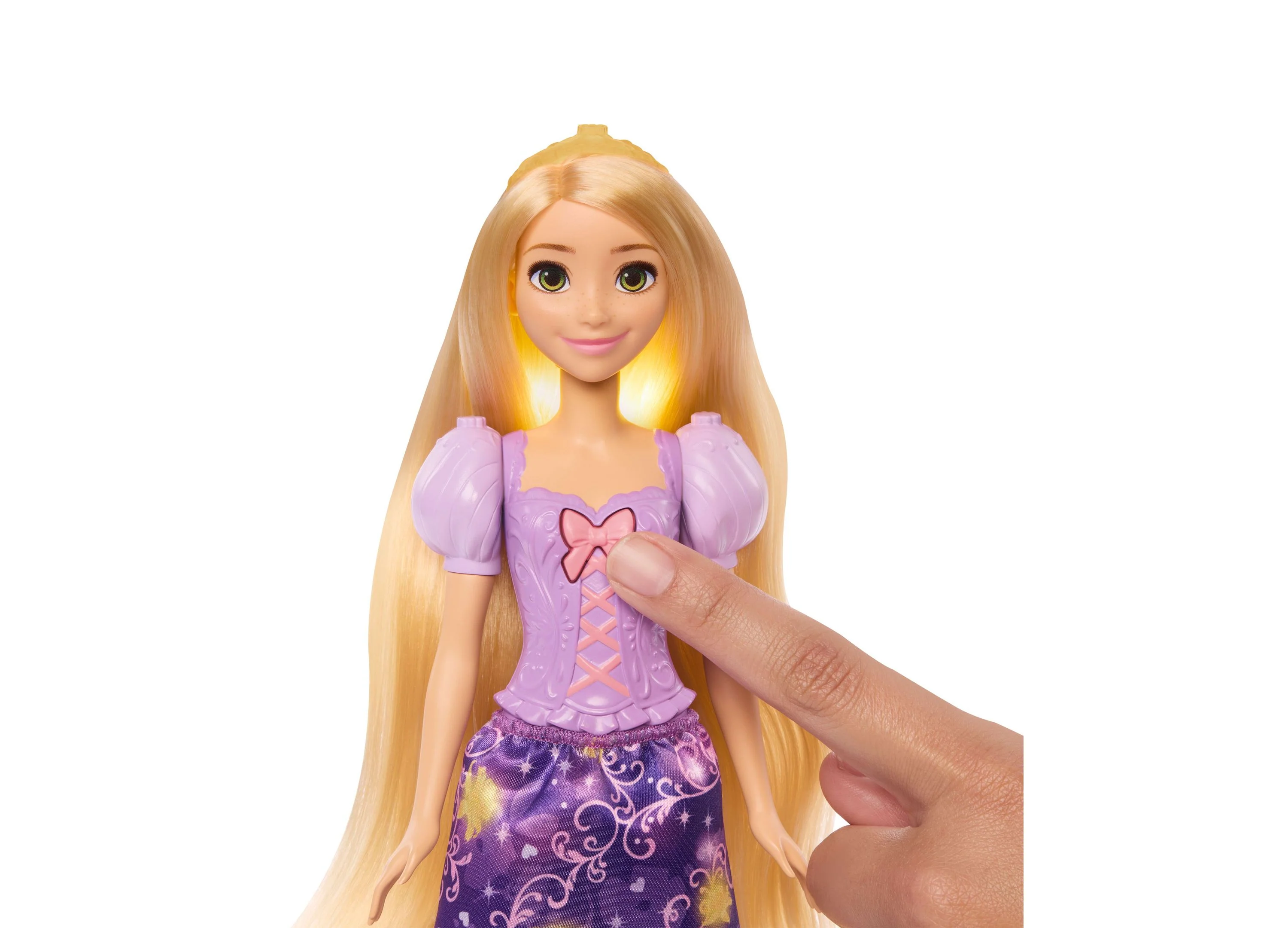 Disney Princess - Light-Up Hair Rapunzel Fashion Doll - Image 2