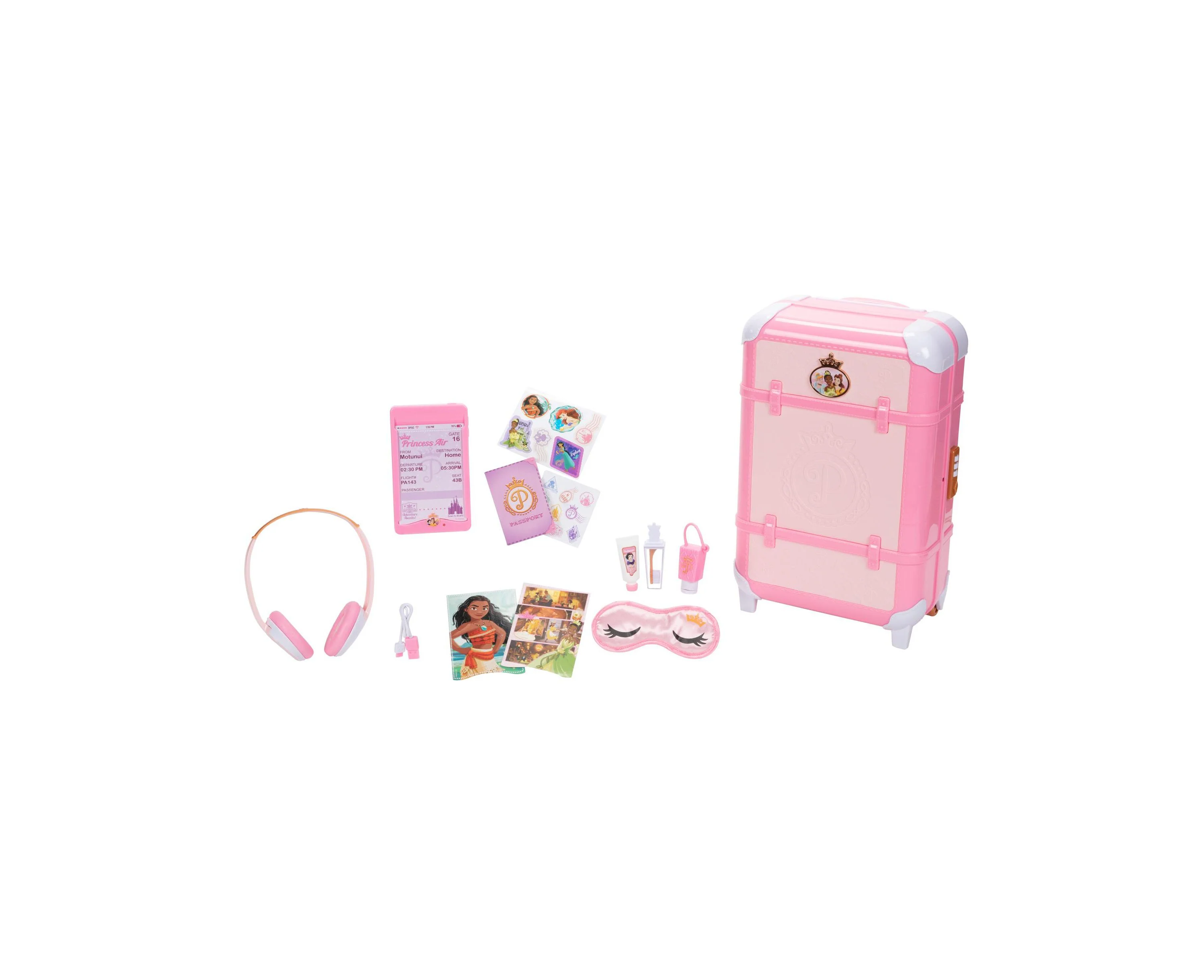 Disney Princess Style Collection 14-Piece World Traveler Suitcase Set - Image 3