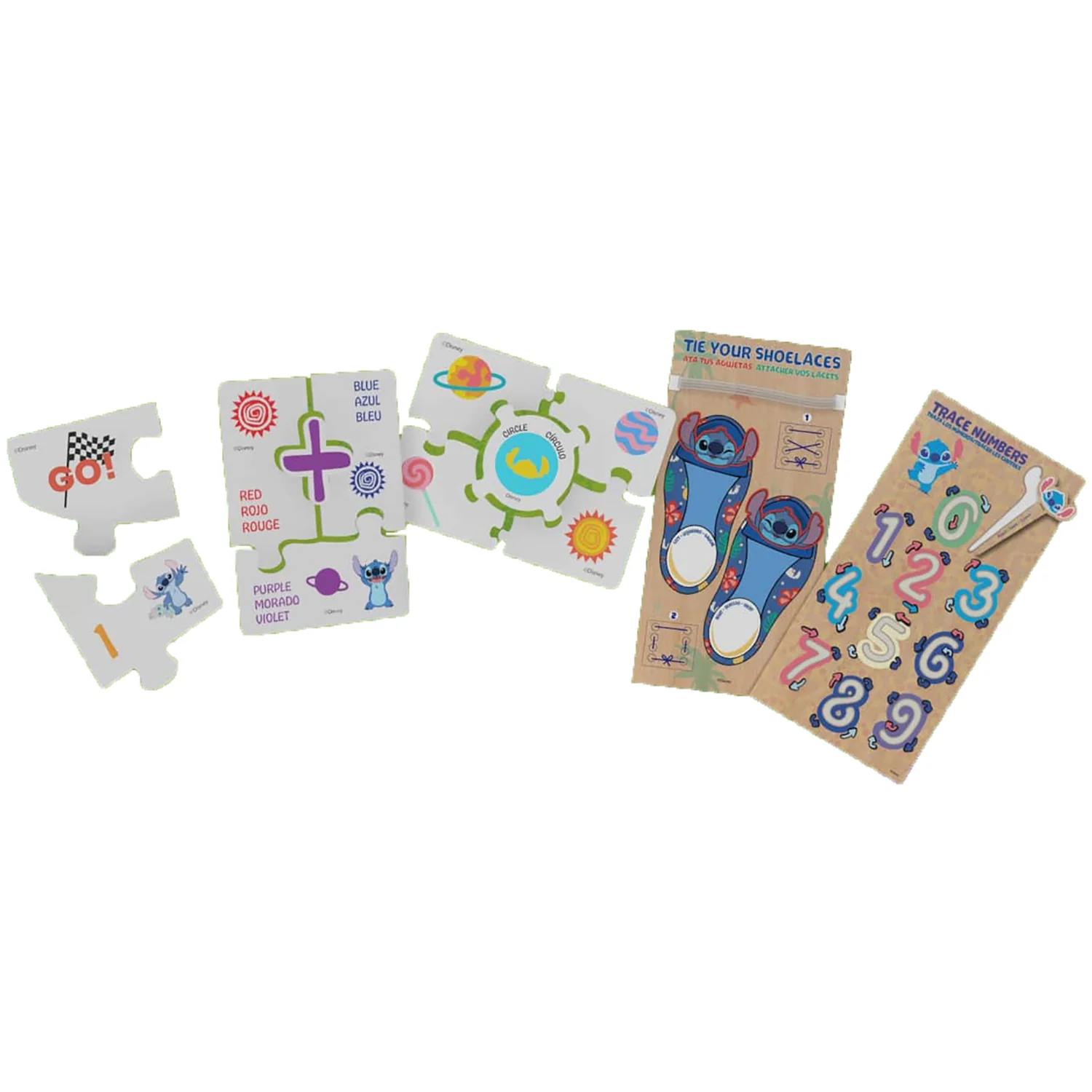 Disney Stitch Educational Games Set - Play Based Learning Kit - Toy for Kids 3+ - Image 5
