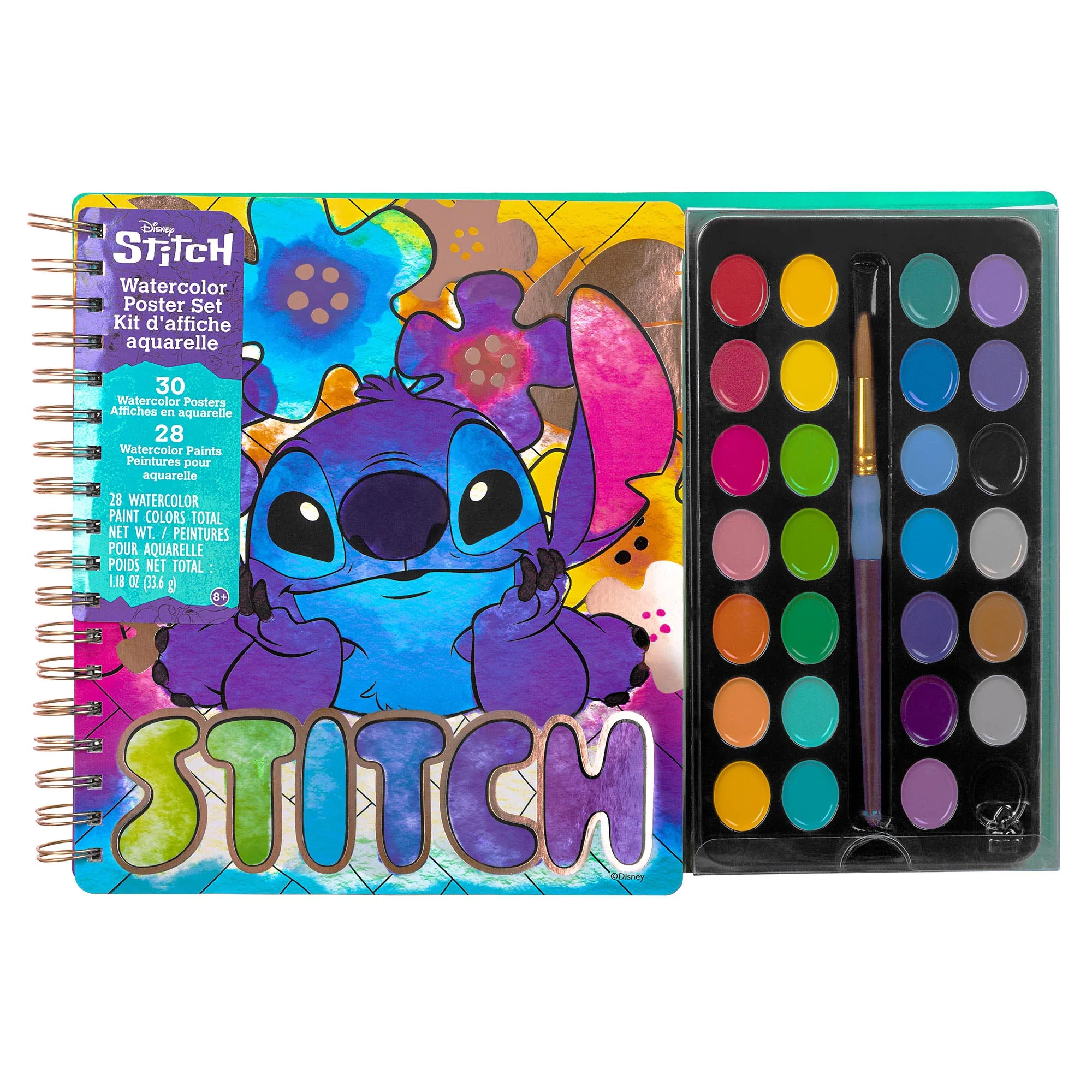 Disney Stitch: Watercolor Poster Set