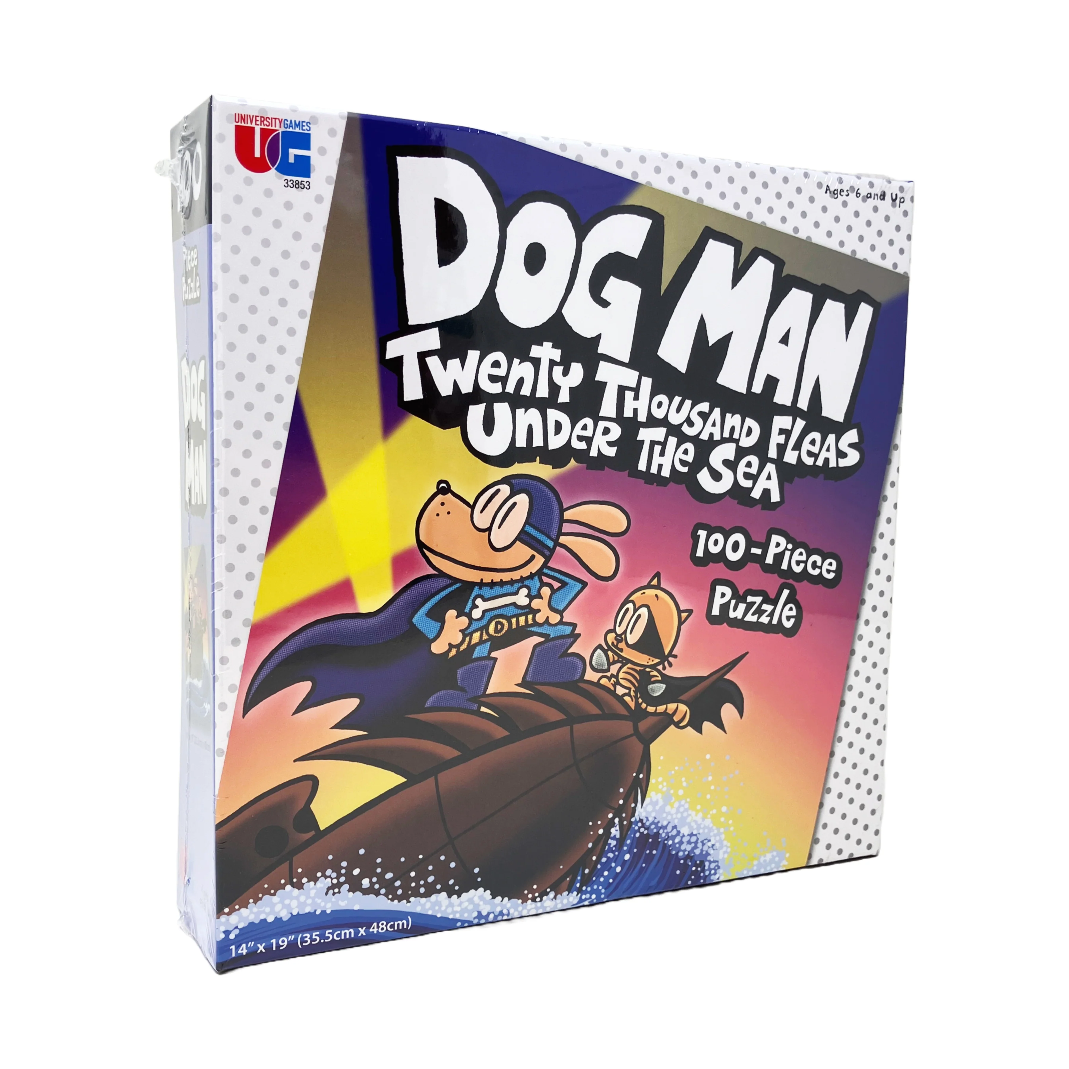 University Games Dog Man - Twenty Thousand Fleas Under the Sea Puzzle - 100 pc - Image 2