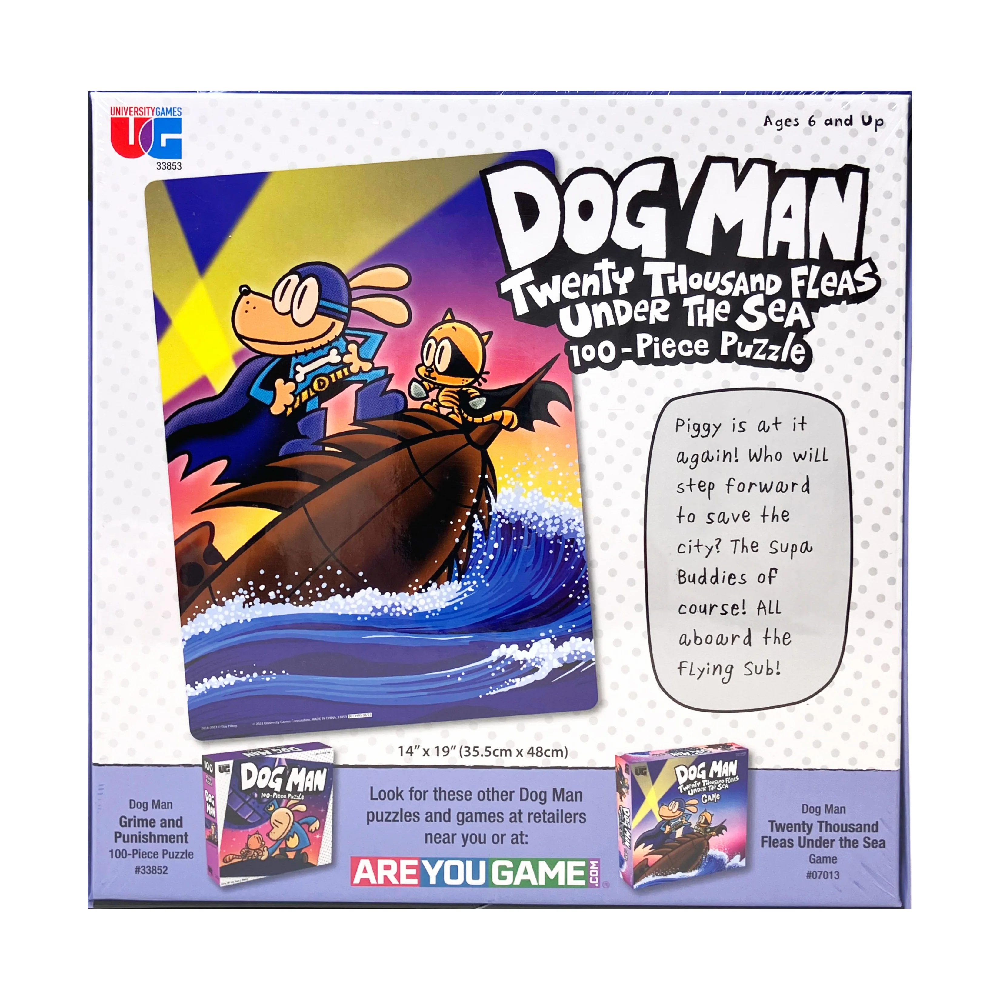 University Games Dog Man - Twenty Thousand Fleas Under the Sea Puzzle - 100 pc - Image 4