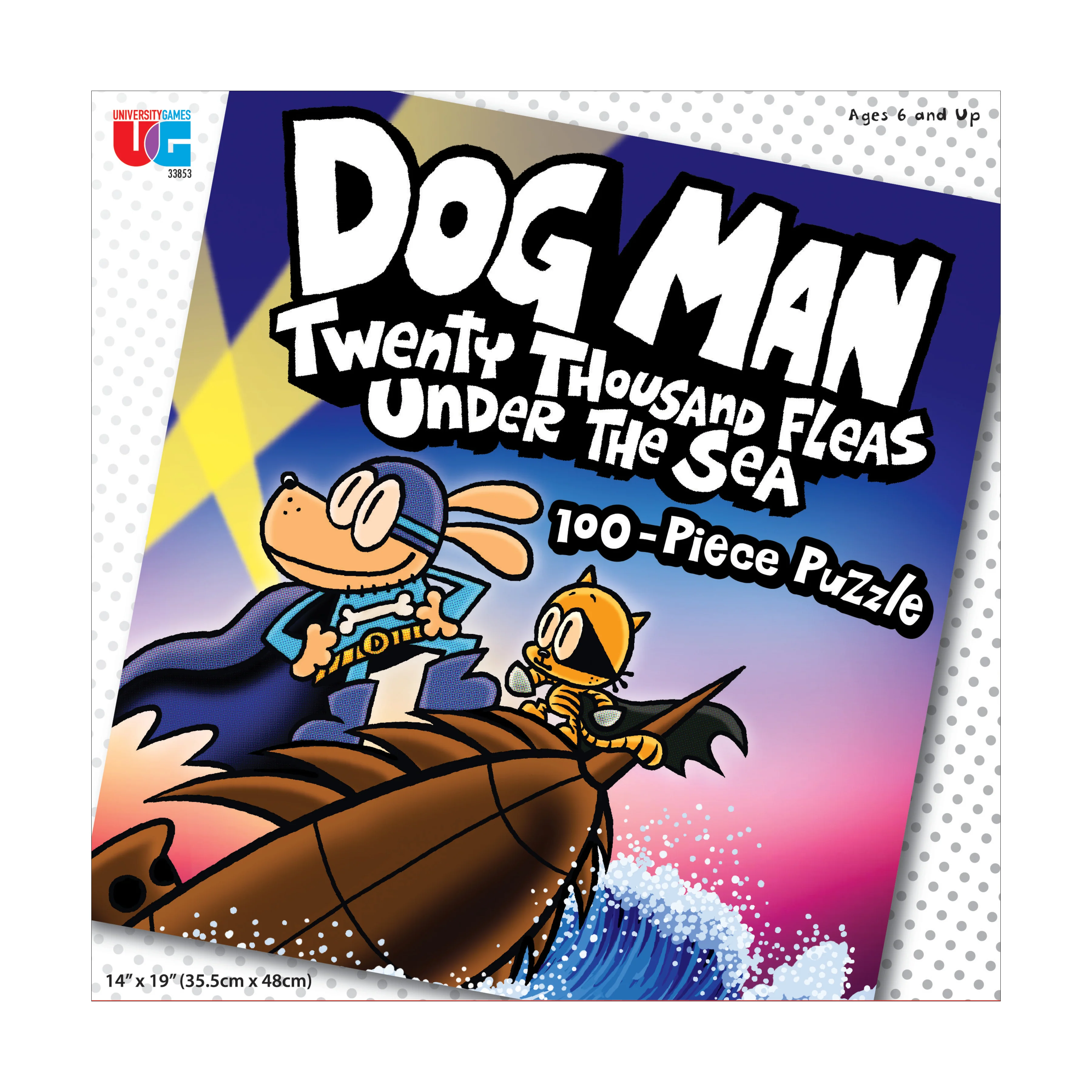University Games Dog Man - Twenty Thousand Fleas Under the Sea Puzzle - 100 pc - Image 5