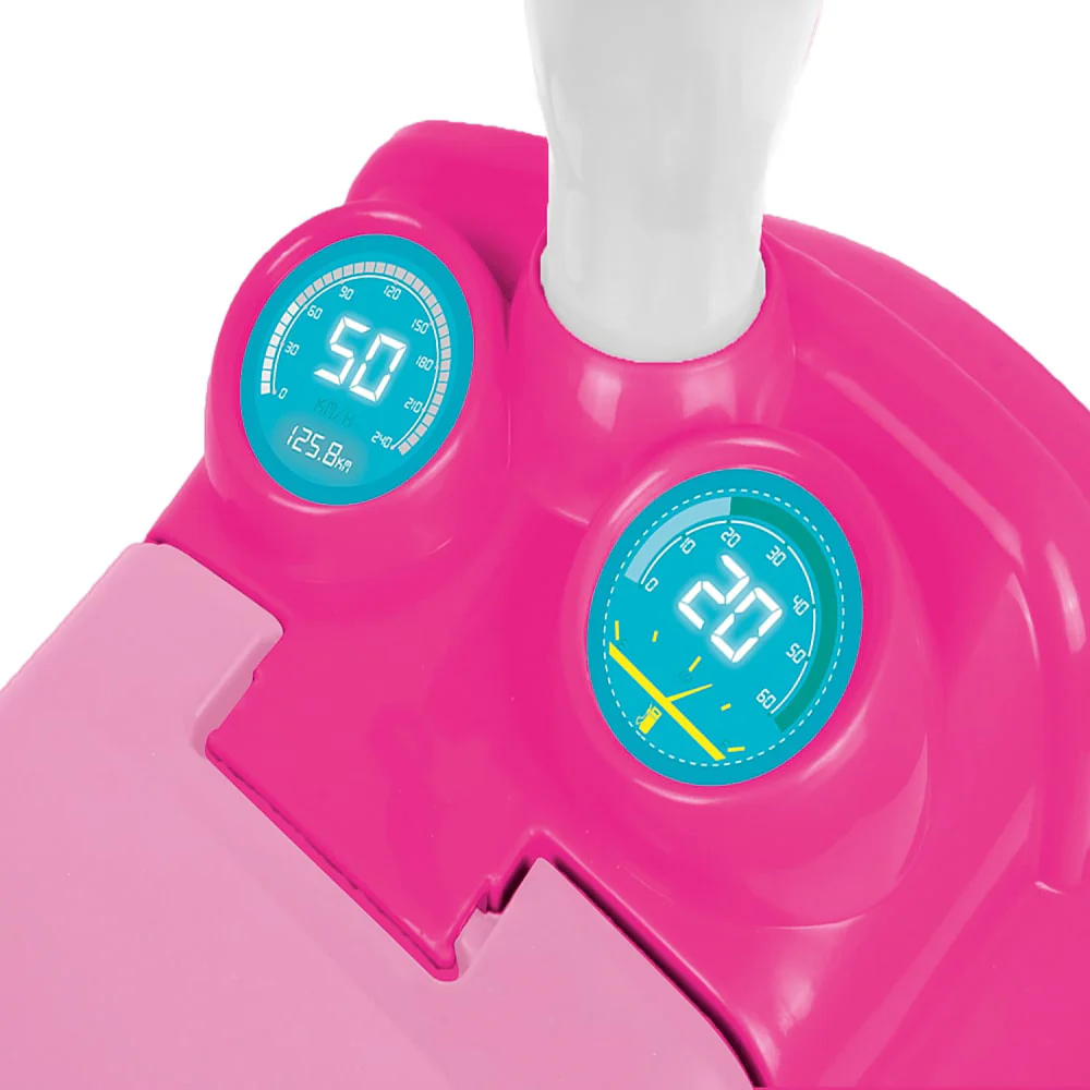 Dolu - Unicorn Fantasy 2-in-1 Ride On Car - Pink and Blue - Image 4