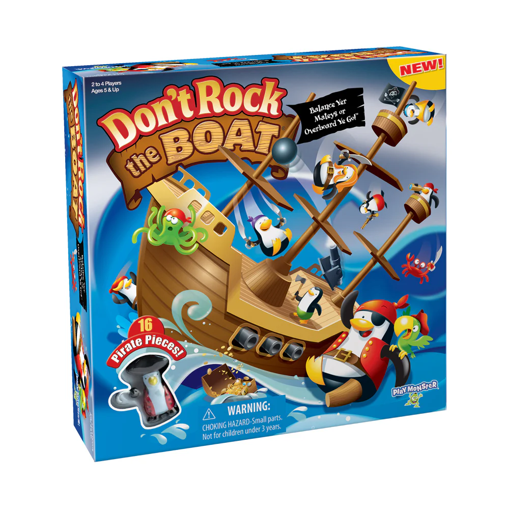 Don't Rock the Boat Balancing Pirate Penguin Game