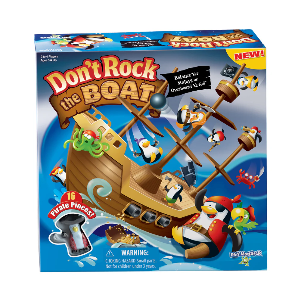 Don't Rock the Boat Balancing Pirate Penguin Game - Image 3