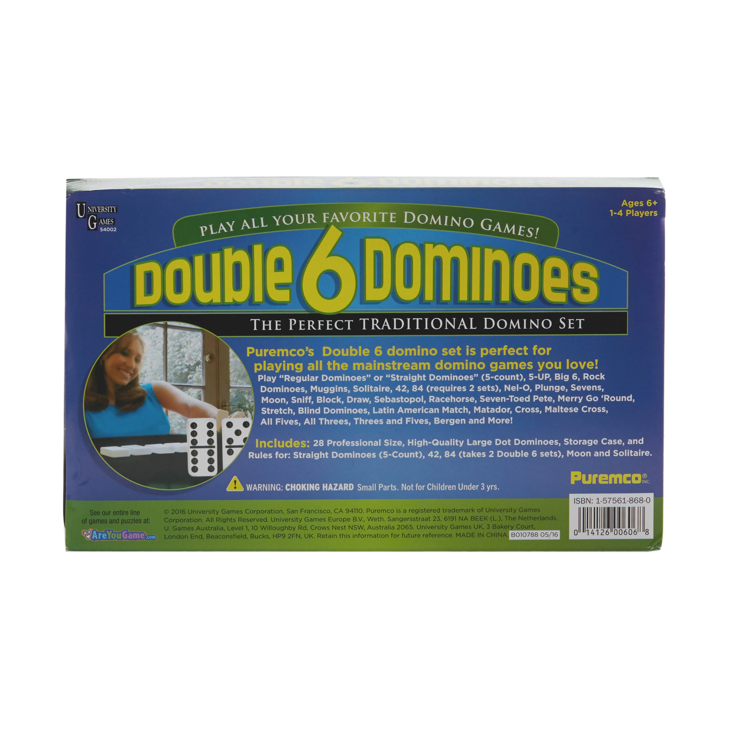 Double 6 Black Dot Dominoes Professional Size Game Set - Image 3